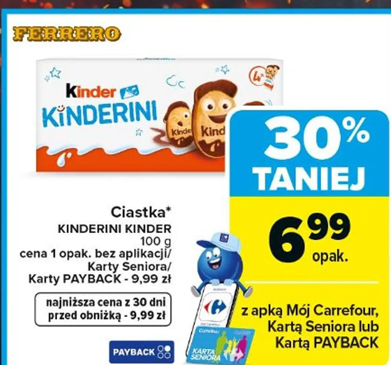 Ciastka* KINDERINI KINDER