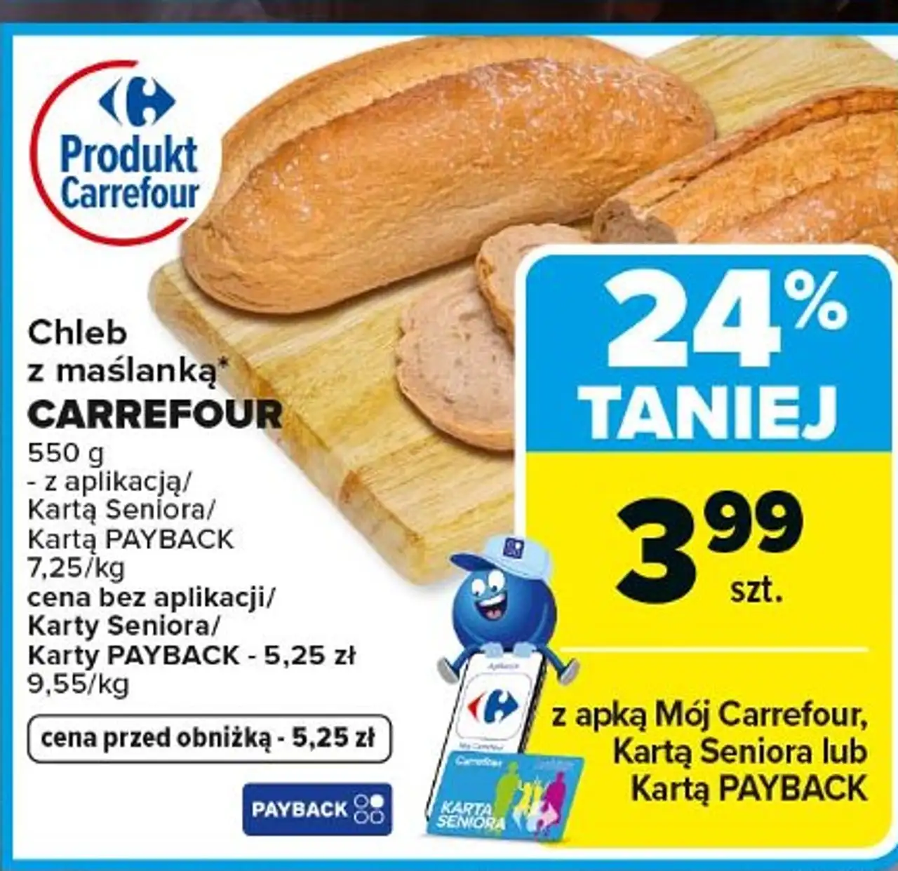 Chleb z maślanką* CARREFOUR