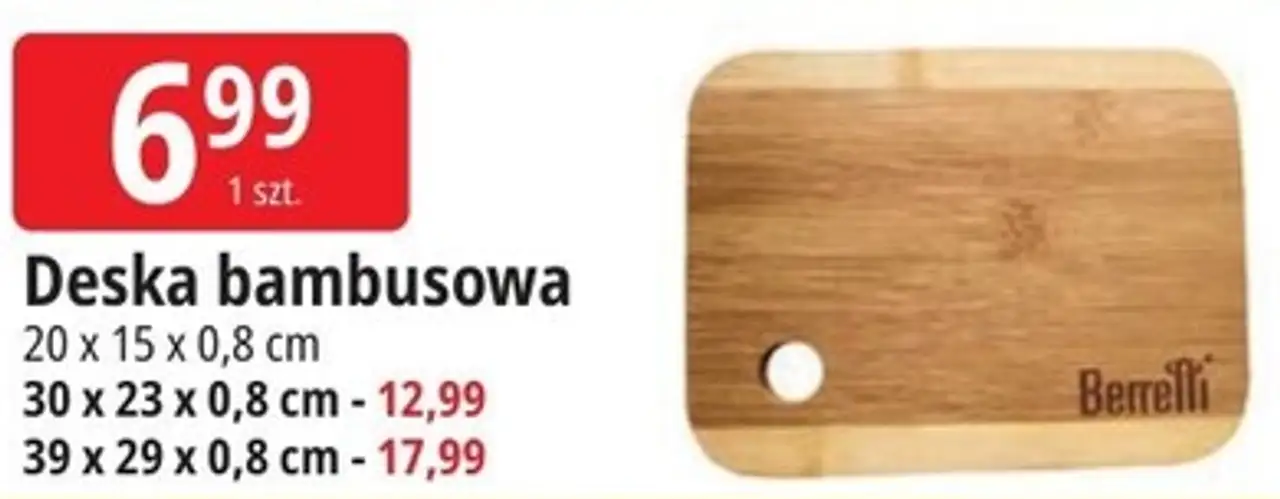 Deska bambusowa, 20 x 15 x 0,8 cm Berretti