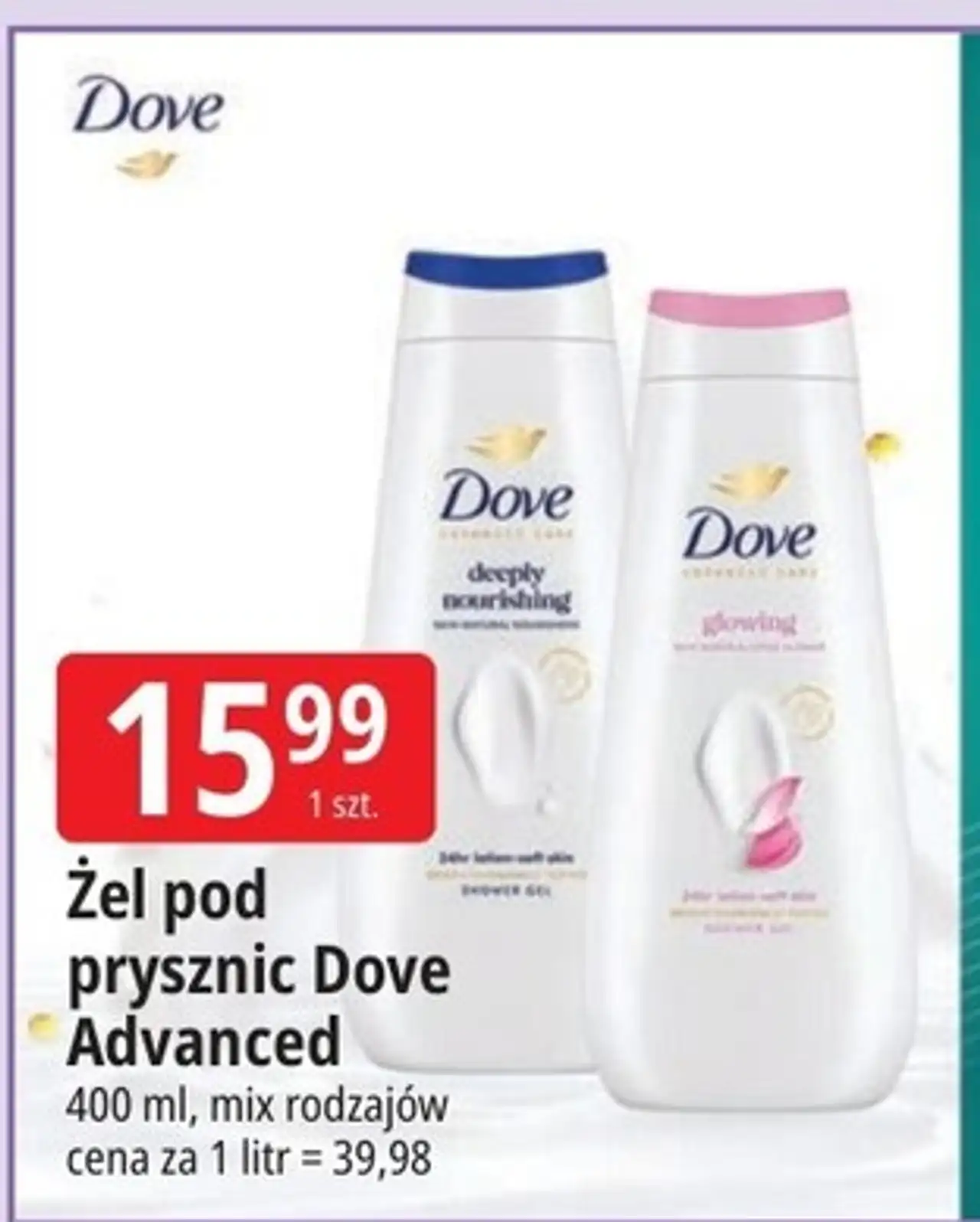 Żel pod prysznic Dove Advanced