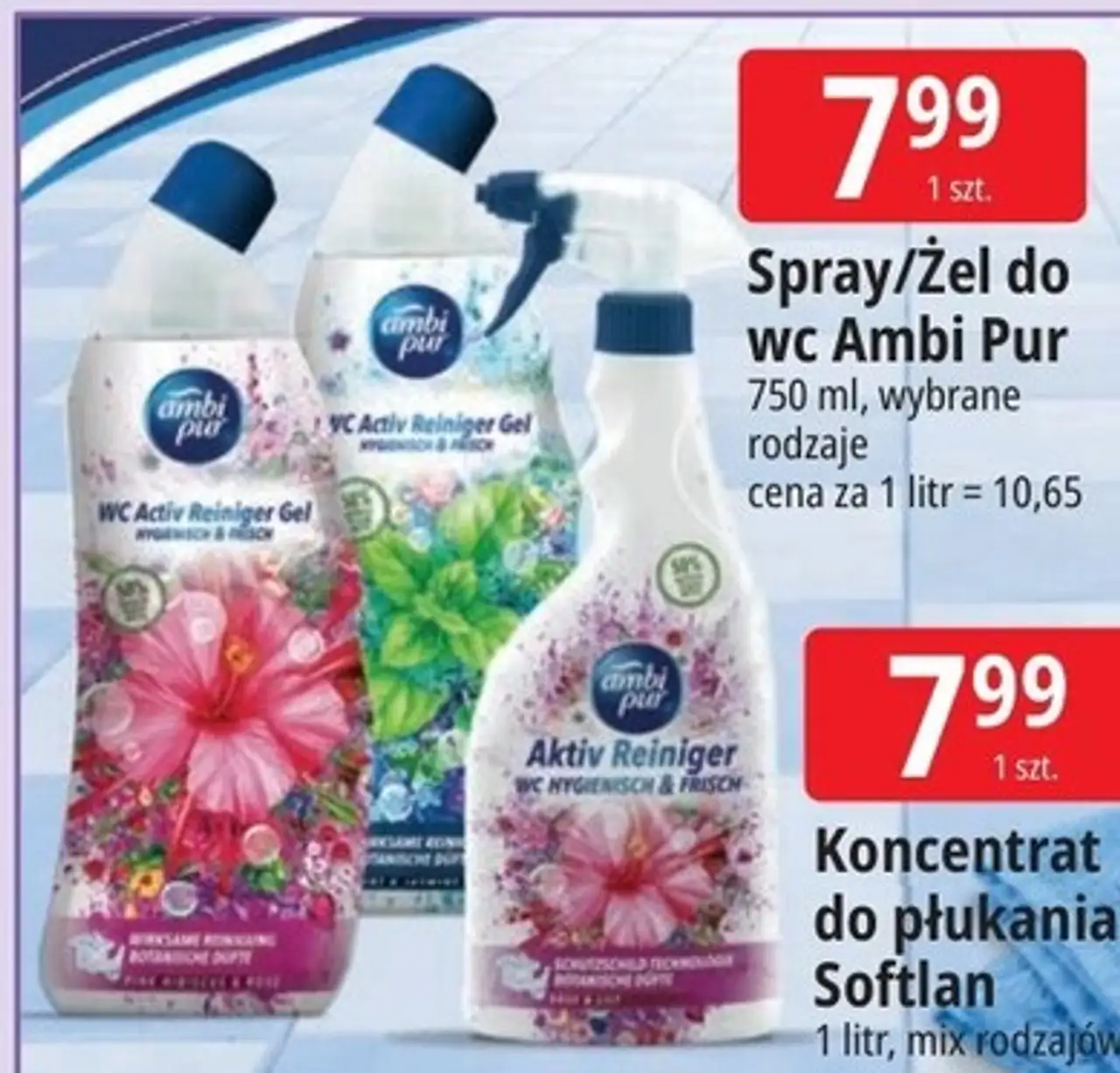 Spray/Żel do wc Ambi Pur