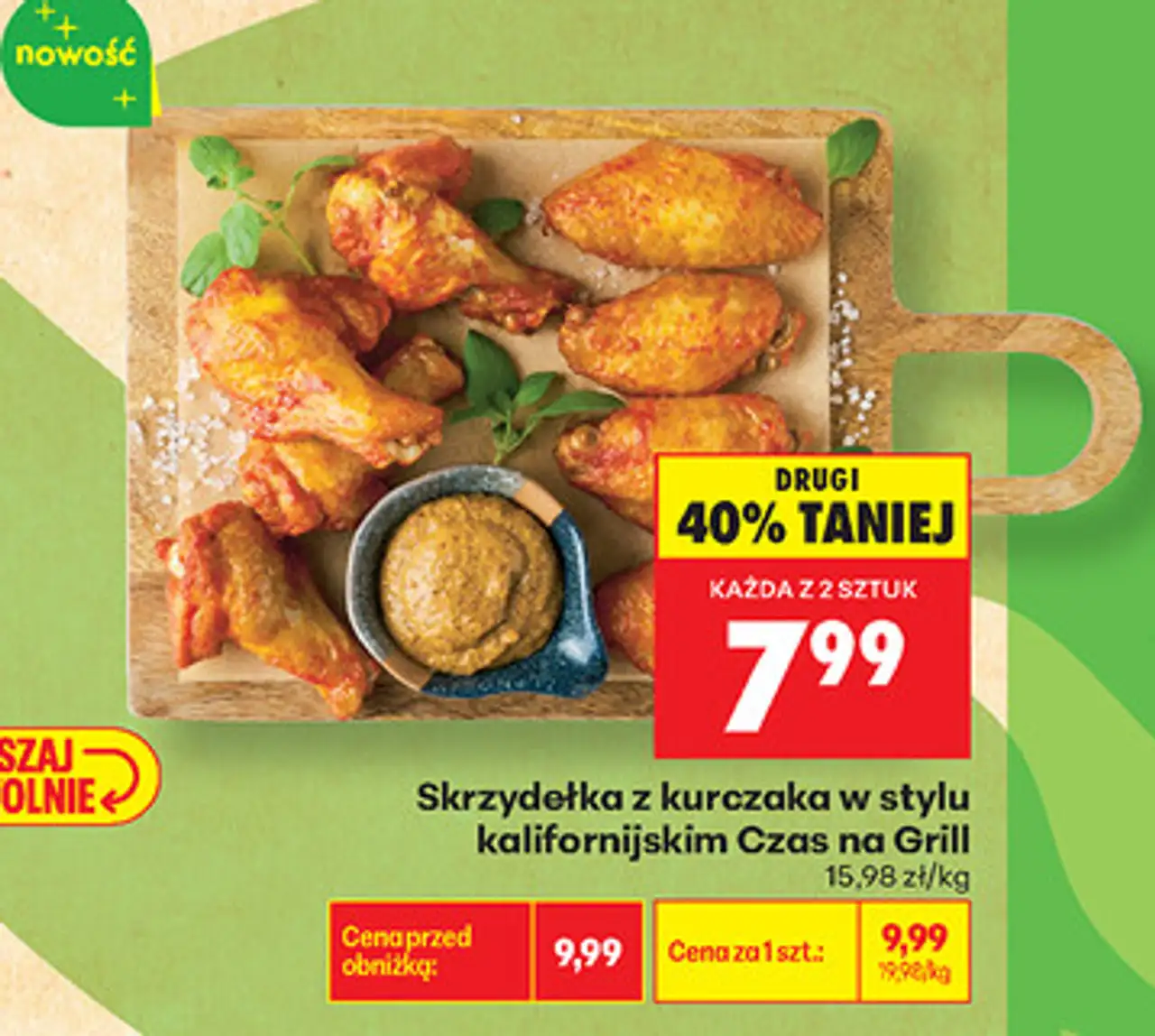 Skrzydełka z kurczaka w stylu kalifornijskim Czas na Grill