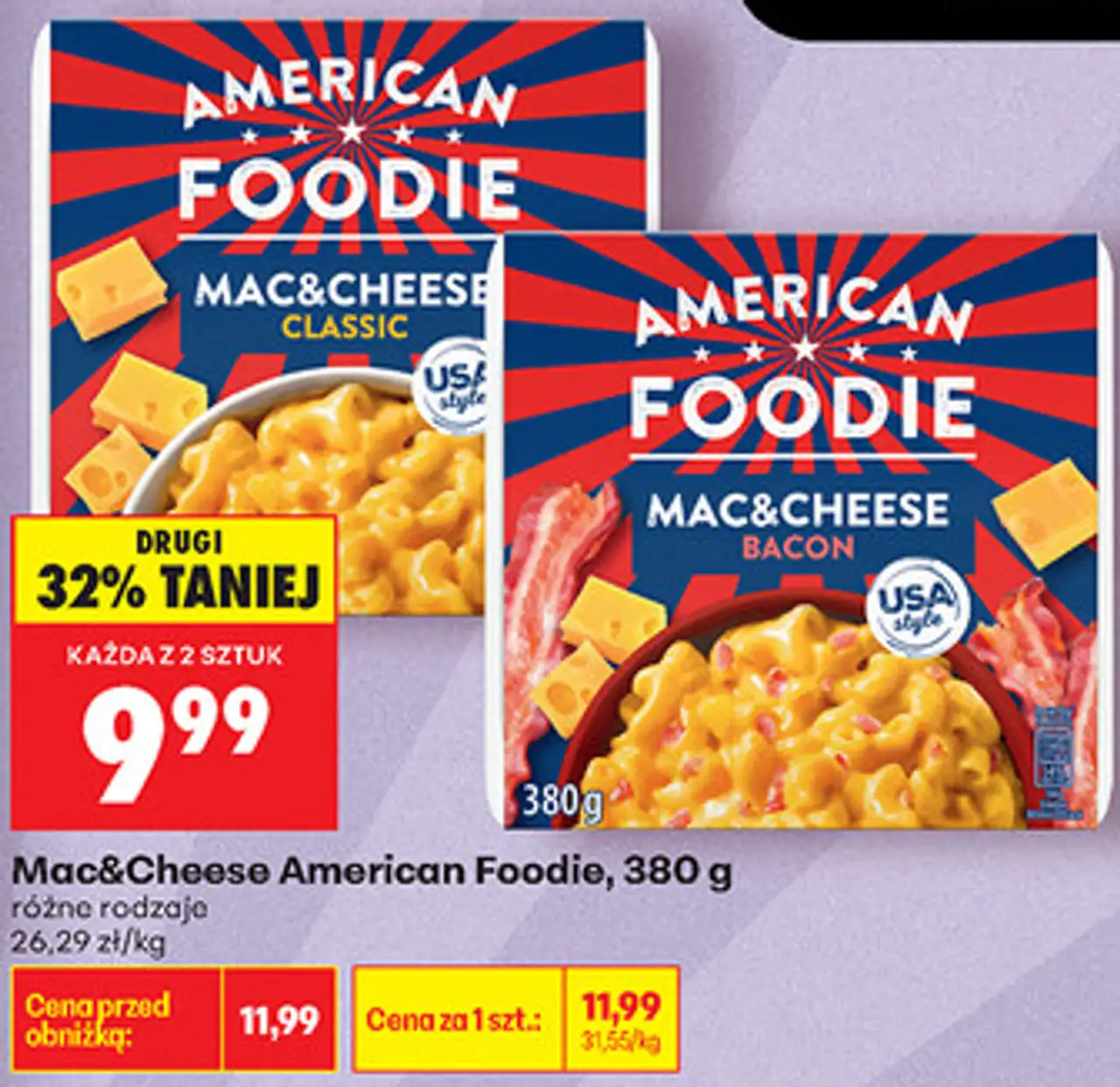Mac&Cheese American Foodie, 380 g