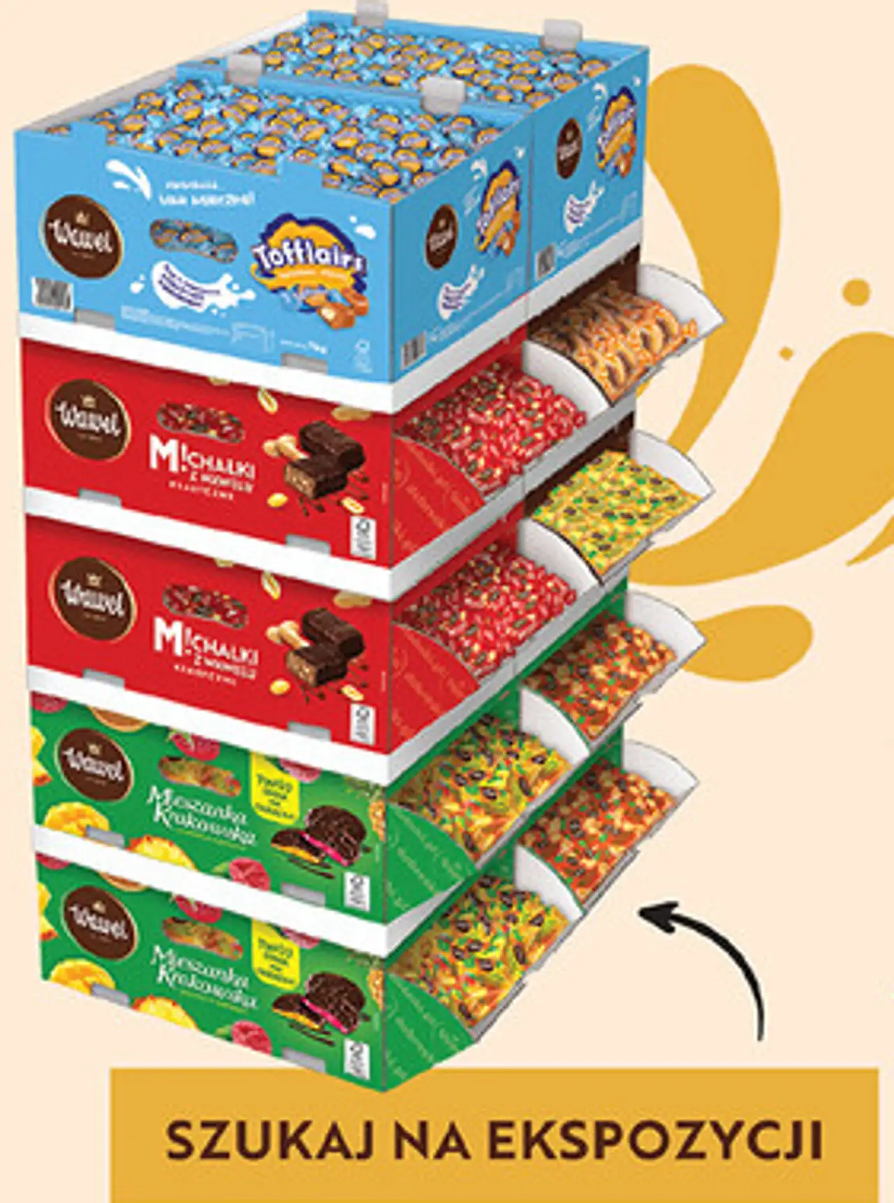 Czekoladowa Mieszanka Krakowska na wage: mango, pomarańcza, ananas