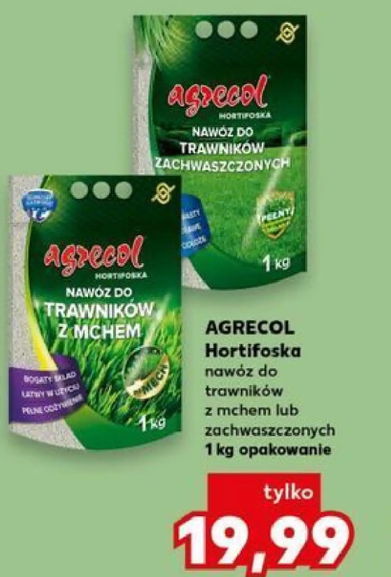 AGRECOL Hortifoska nawóz do trawników z mchem lub zachwaszczonych