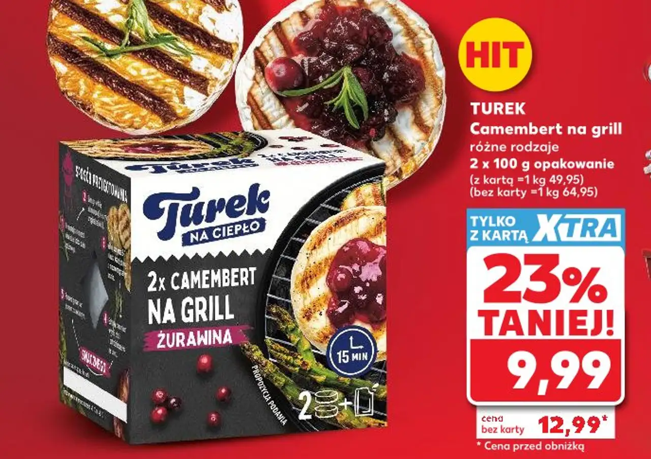 TUREK Camembert na grill różne rodzaje