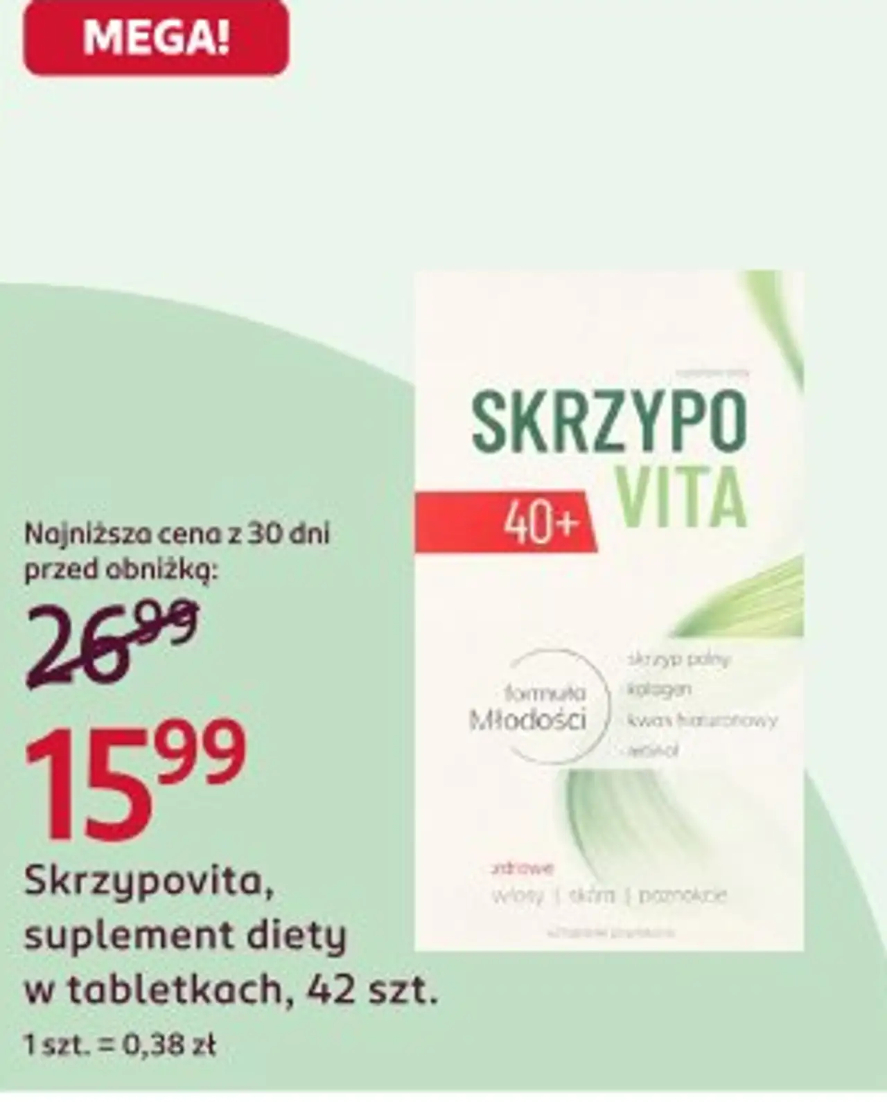 Skrzypovita, suplement diety w tabletkach, 42 szt.