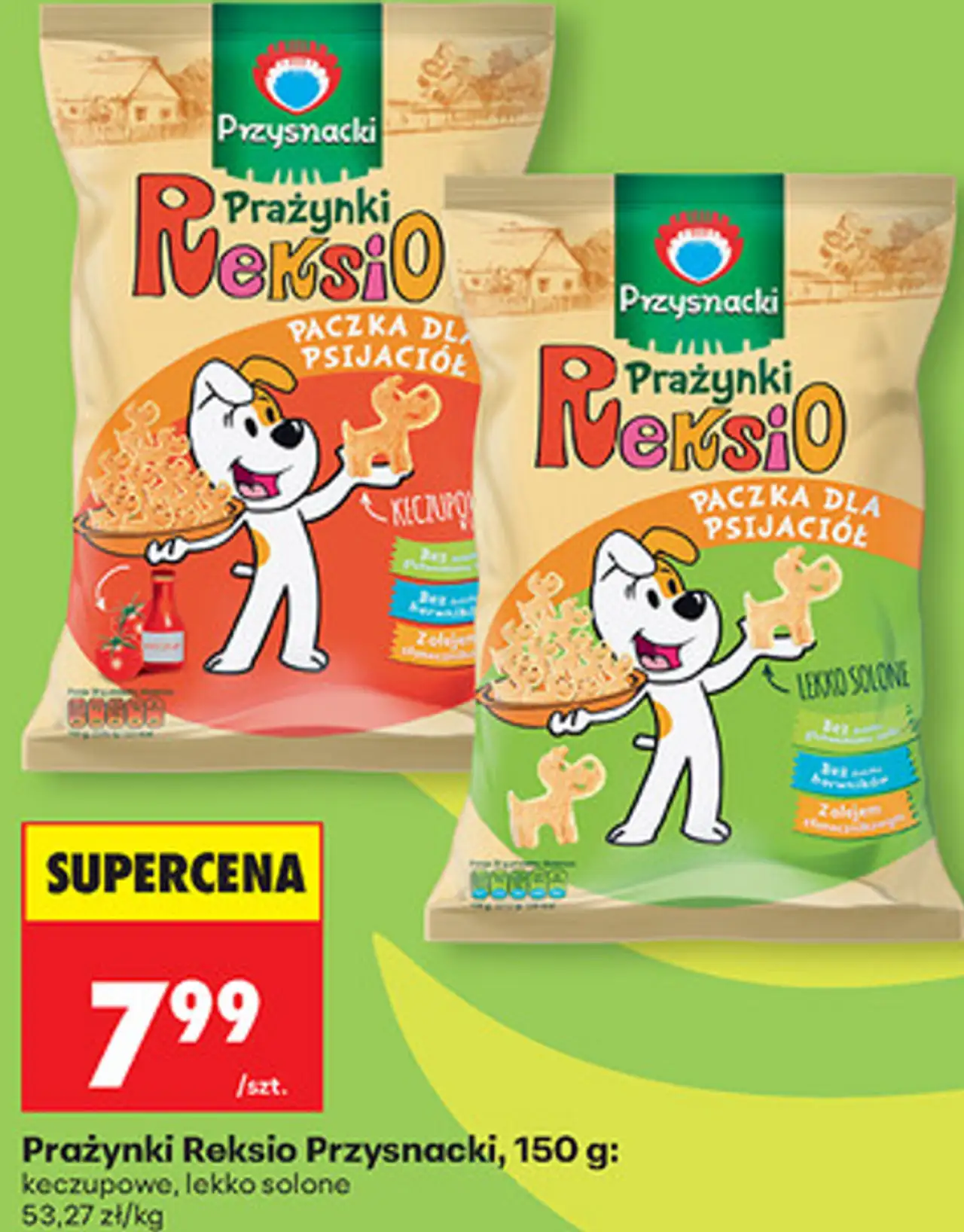 Prażynki Reksio Przysnacki, 150 g