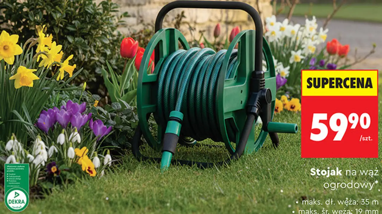 Stojak na wąż ogrodowy gardenic