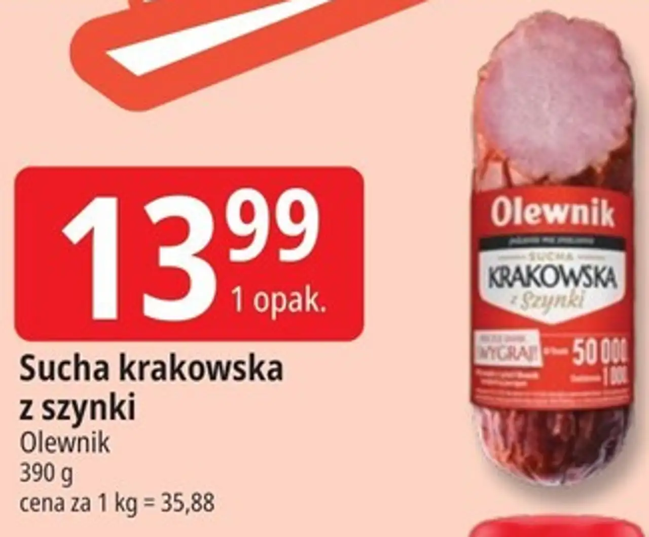 Sucha krakowska z szynki Olewnik