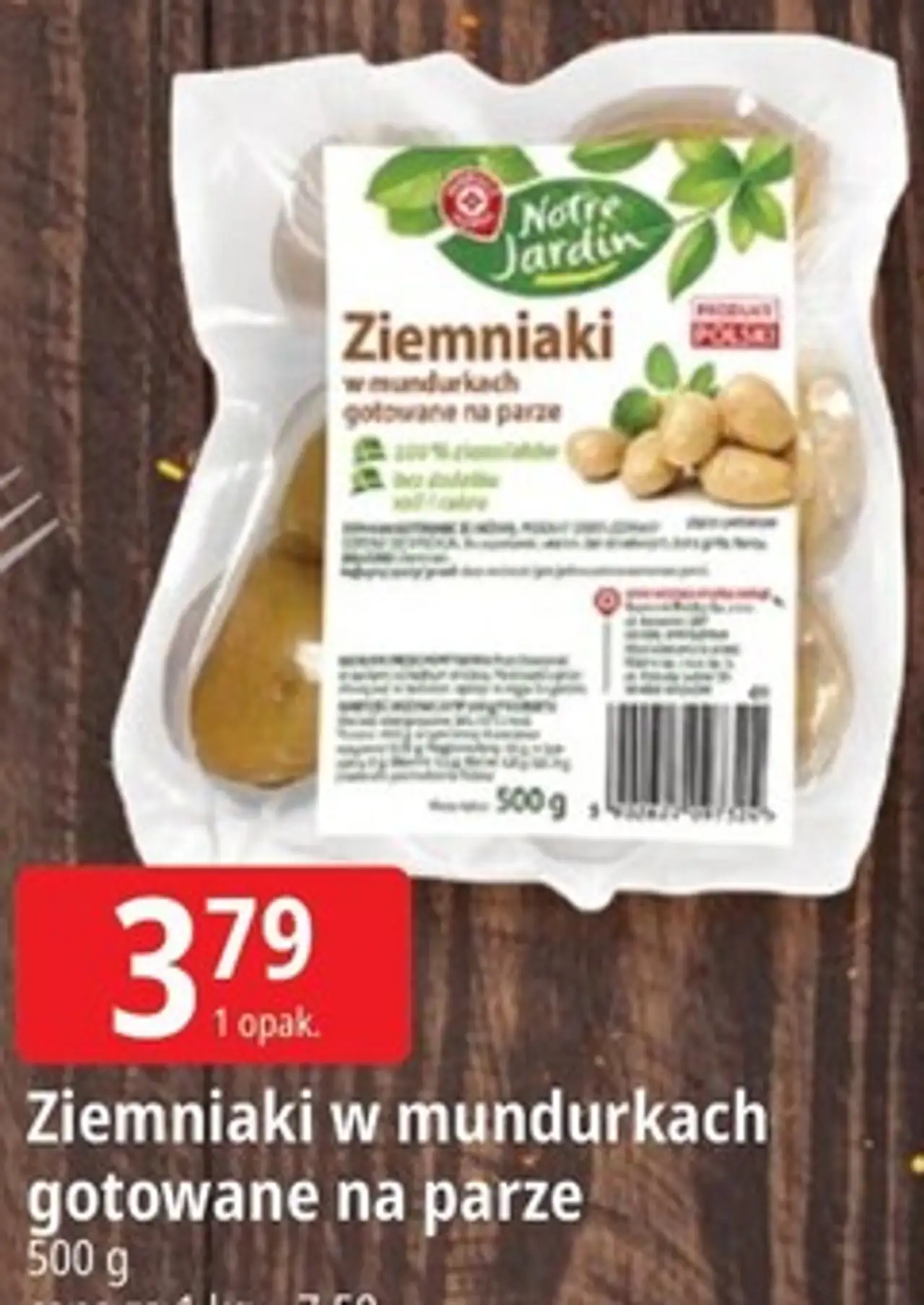 Ziemniaki w mundurkach gotowane na parze Notre Jardin 500 g