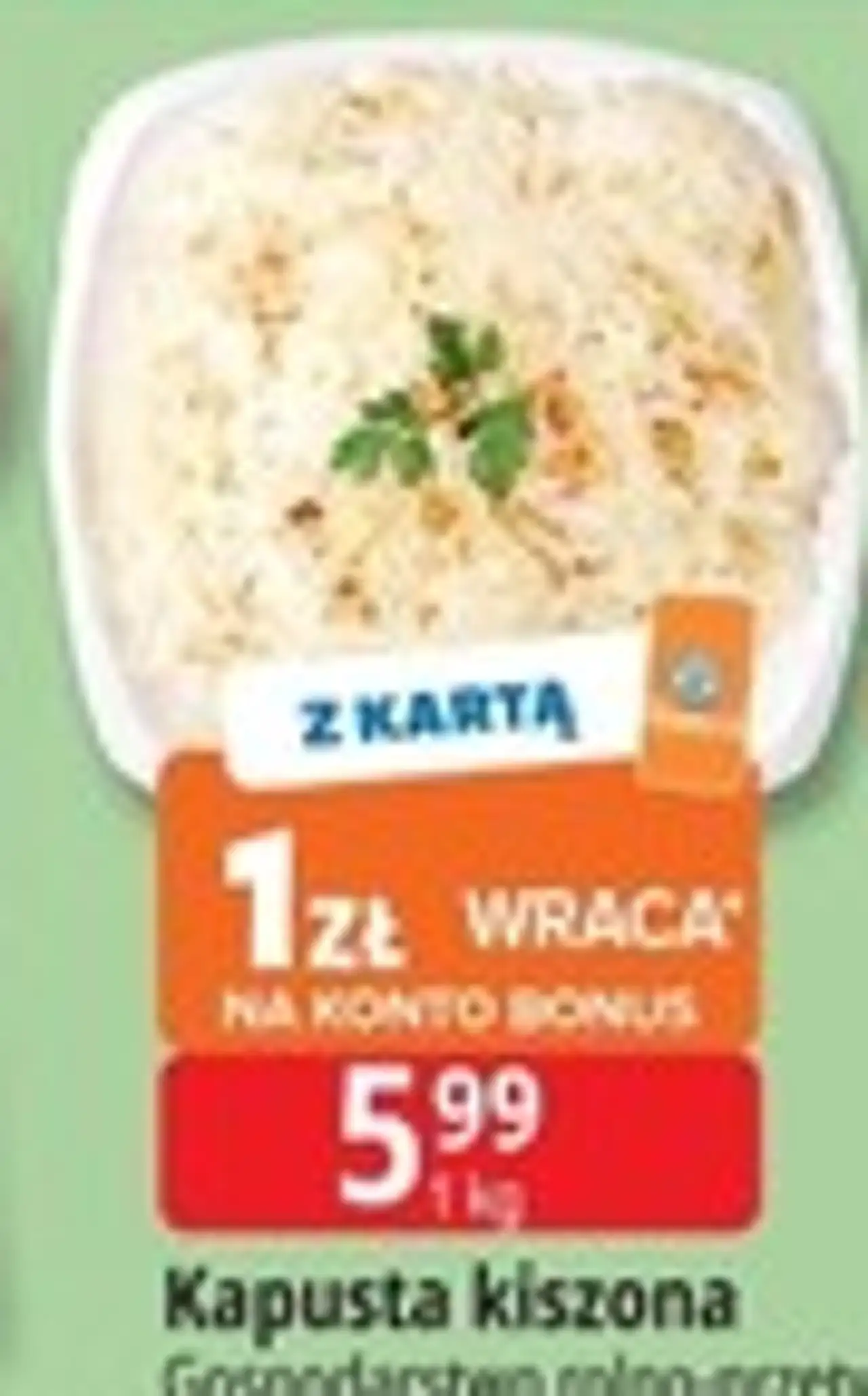 Kapusta kiszona Gospodarstwo rolno-przetwórcze