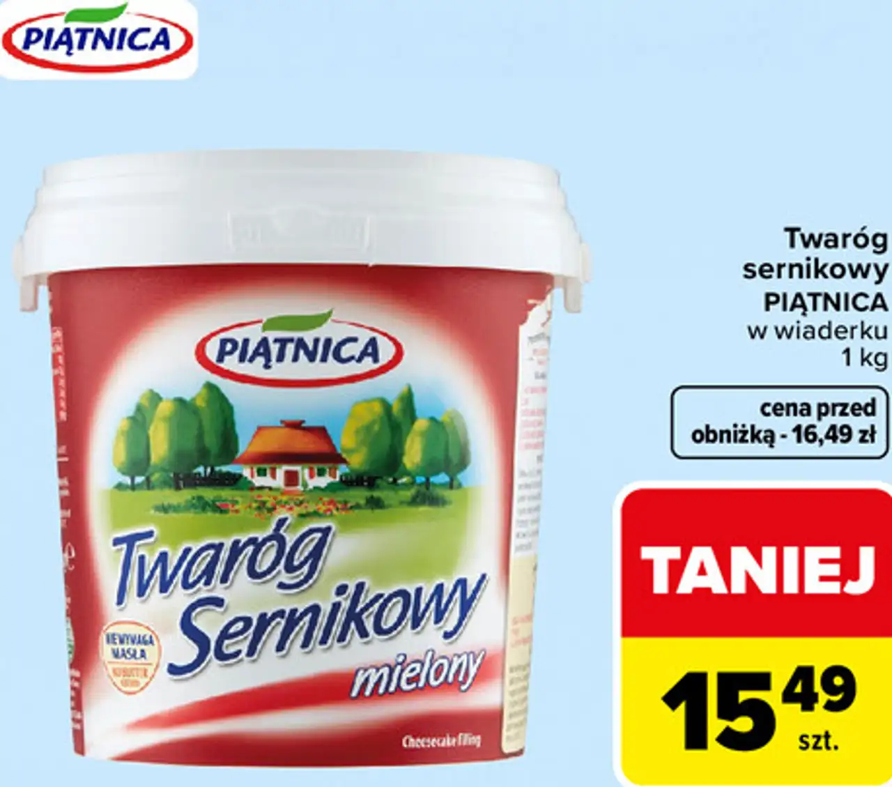 Twaróg sernikowy PIĄTNICA