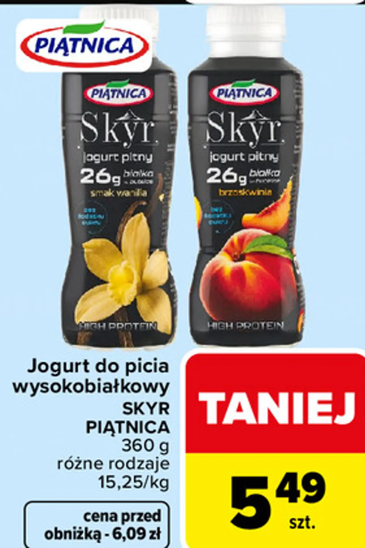 Jogurt do picia wysokobiałkowy SKYR