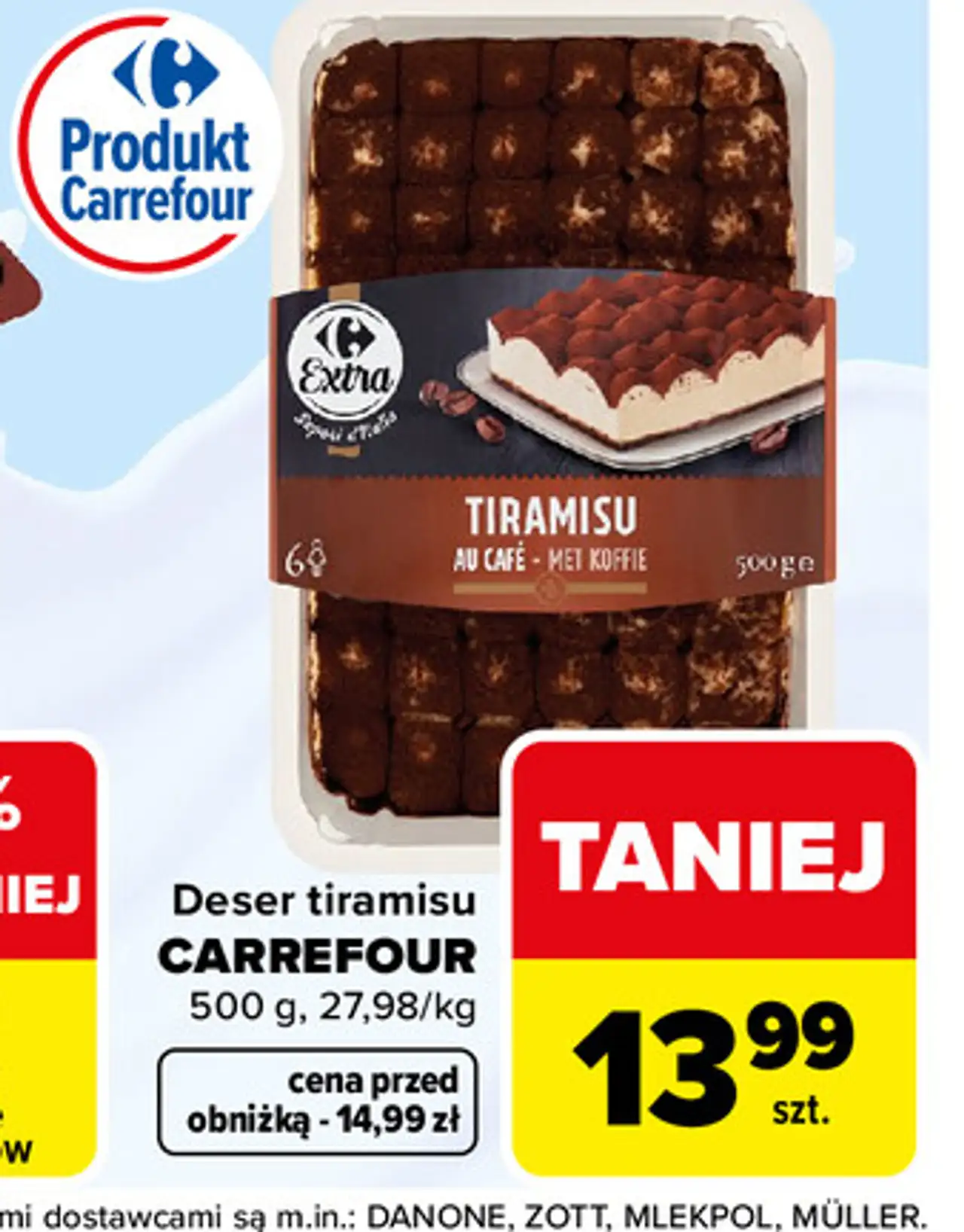 Deser tiramisu CARREFOUR 500 g