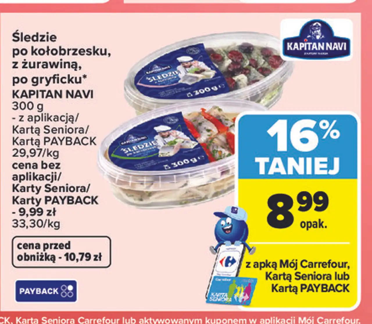 Śledzie po kołobrzesku, z żurawiną, po gryficku* KAPITAN NAVI