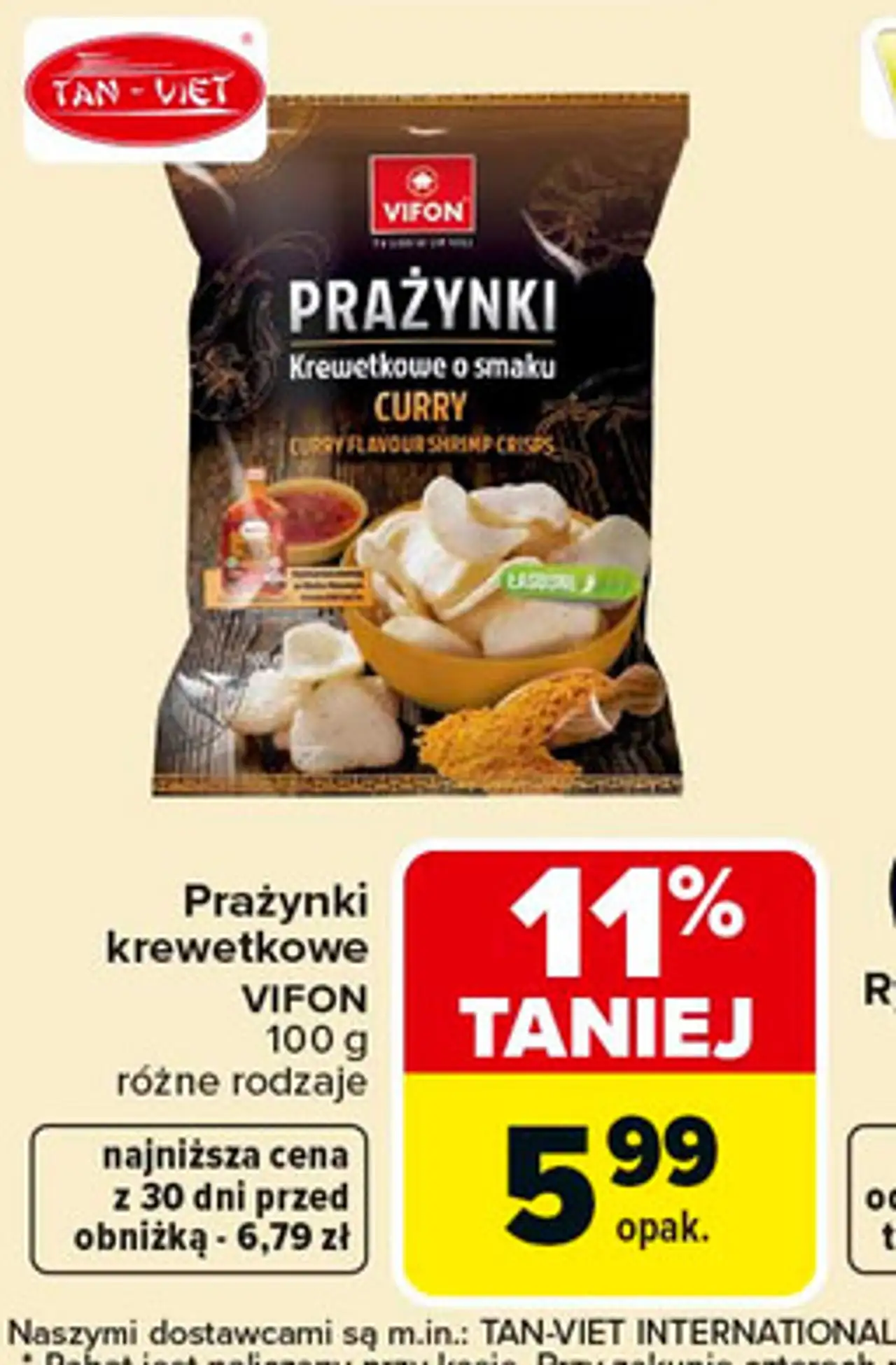 Prażynki krewetkowe VIFON