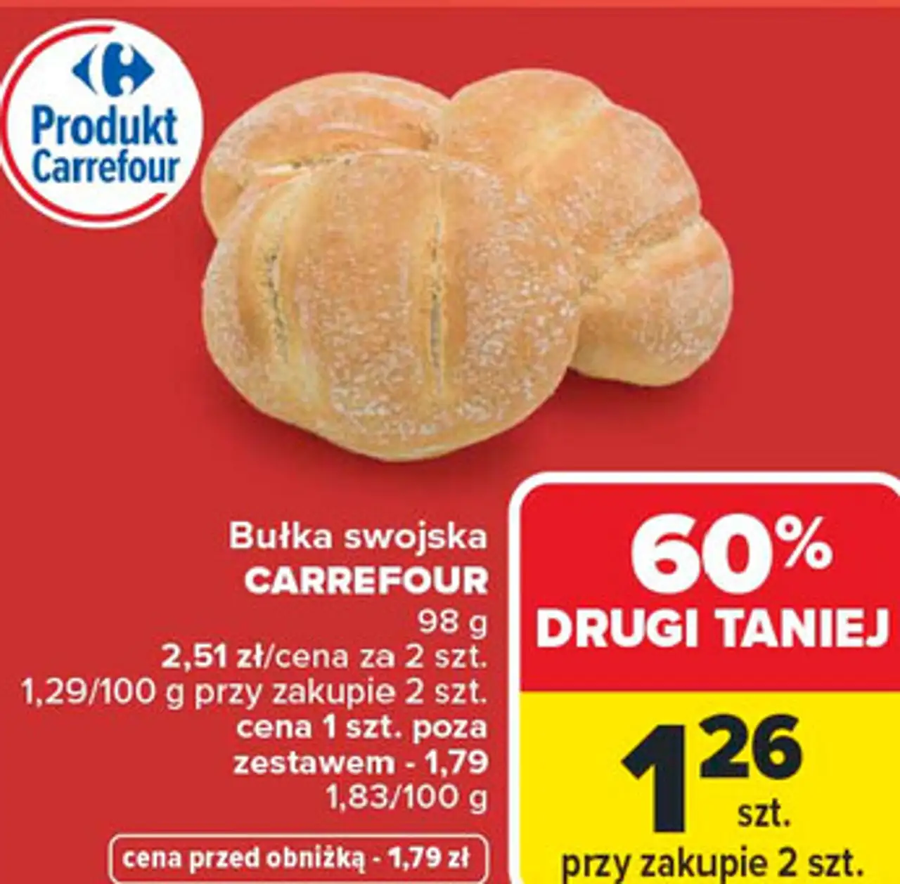 Bułka swojska CARREFOUR