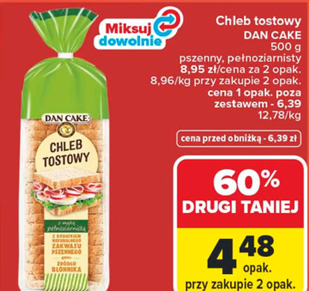 Chleb tostowy DAN CAKE