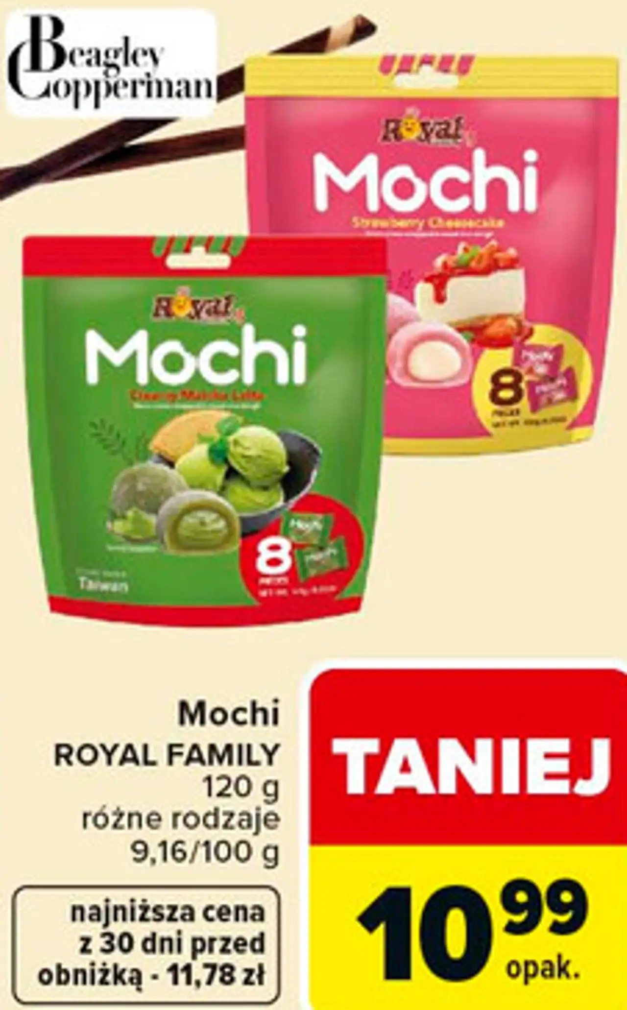 Mochi ROYAL FAMILY 120 g, różne rodzaje