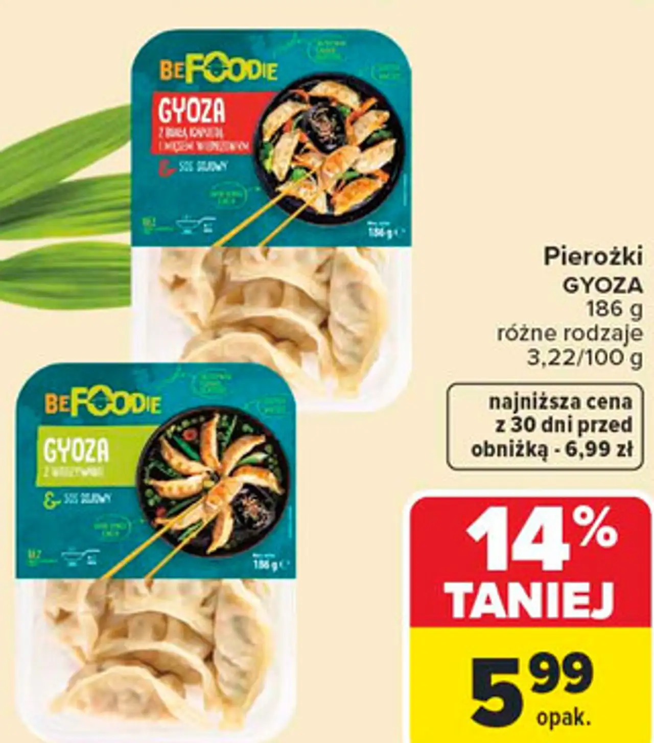 Pierożki GYOZA różne rodzaje