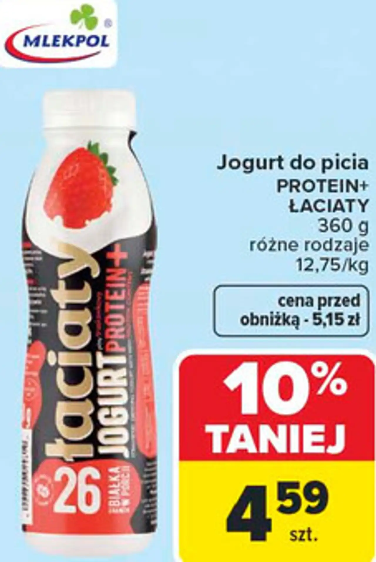 Jogurt do picia PROTEIN+ ŁACIATY