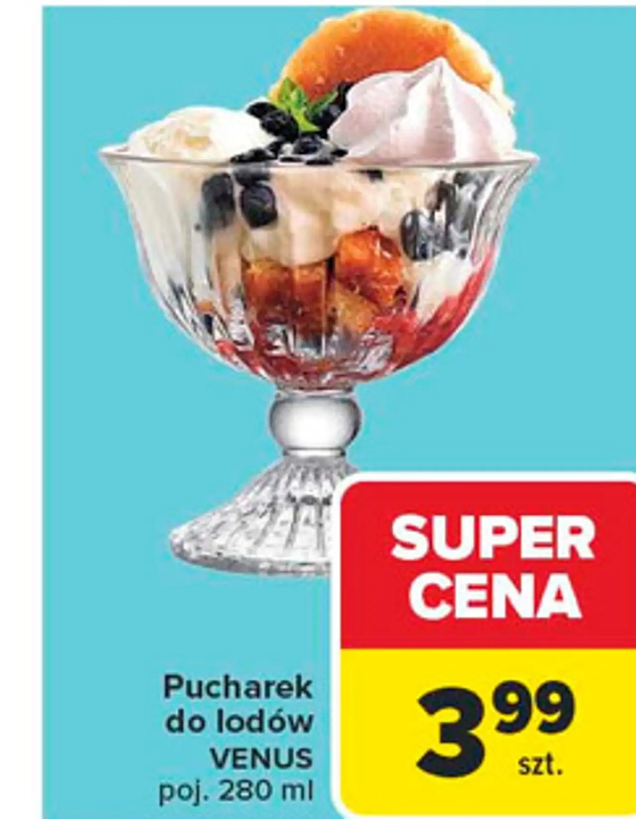 Pucharek do lodów VENUS