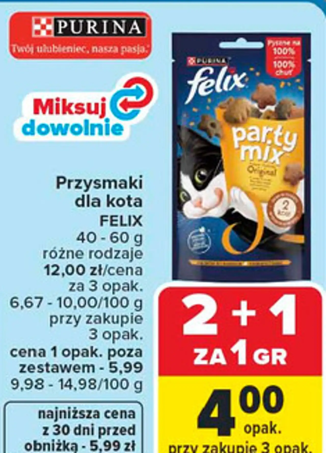 Przysmaki dla kota FELIX Party Mix