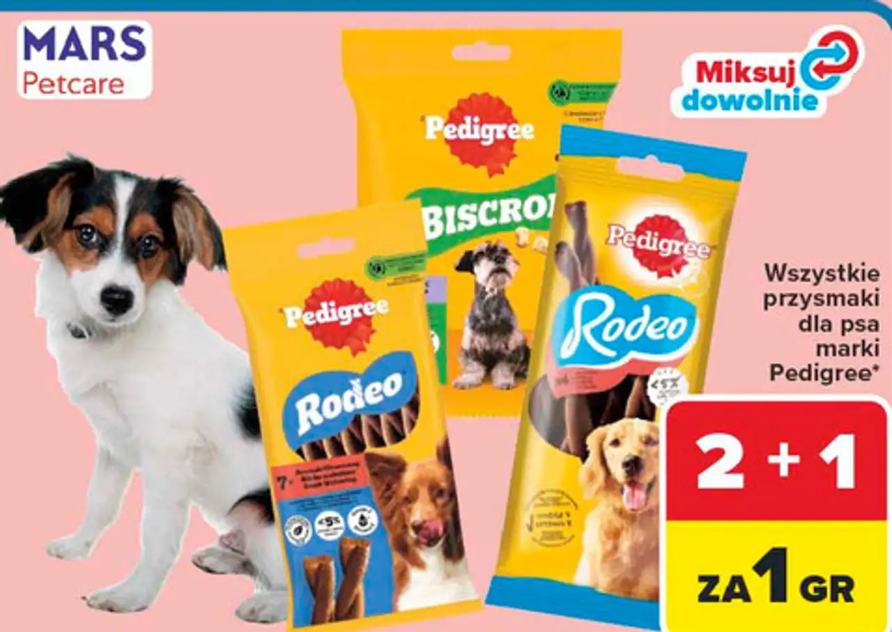 Wszystkie przysmaki dla psa marki Pedigree
