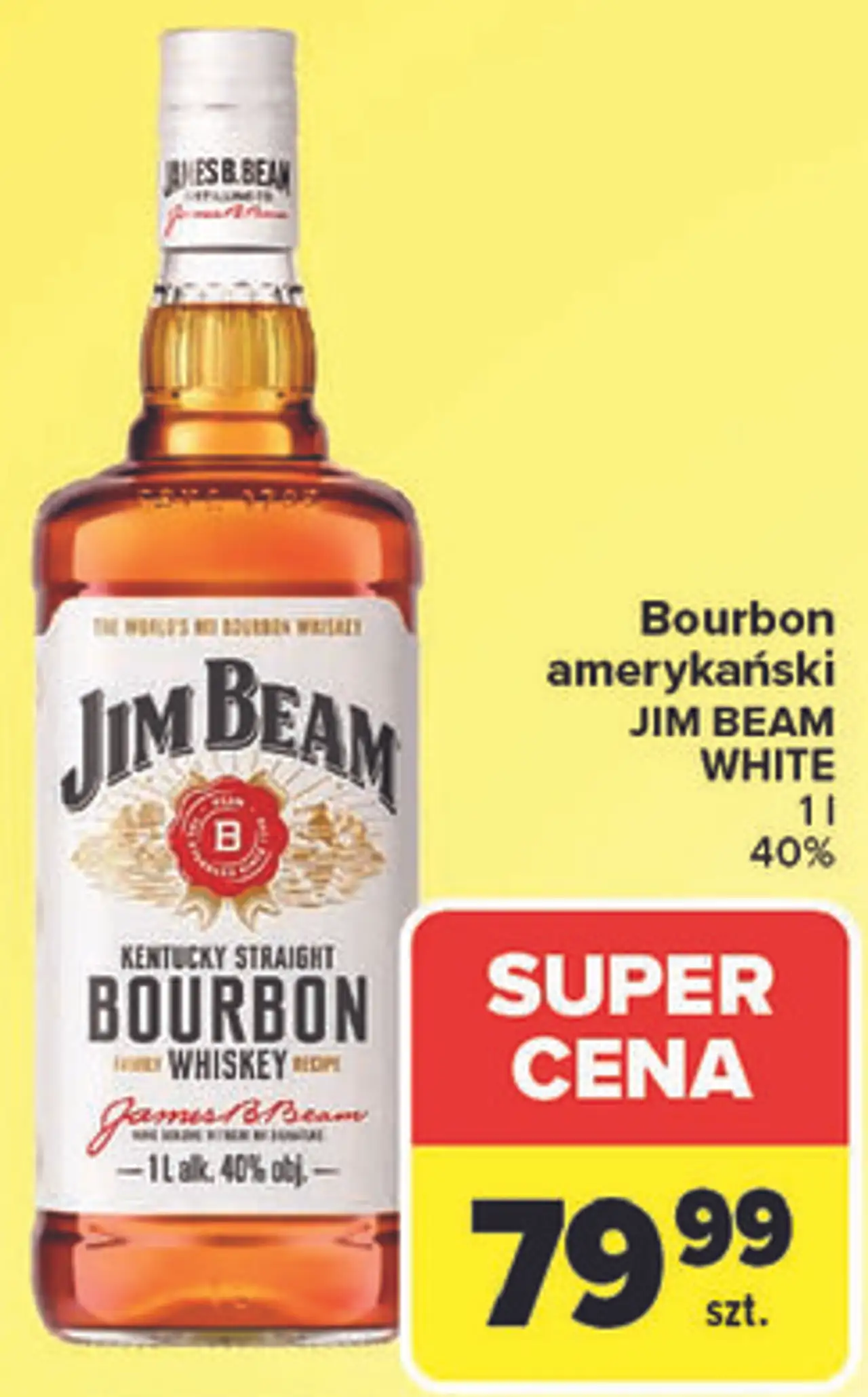 Bourbon amerykański JIM BEAM WHITE