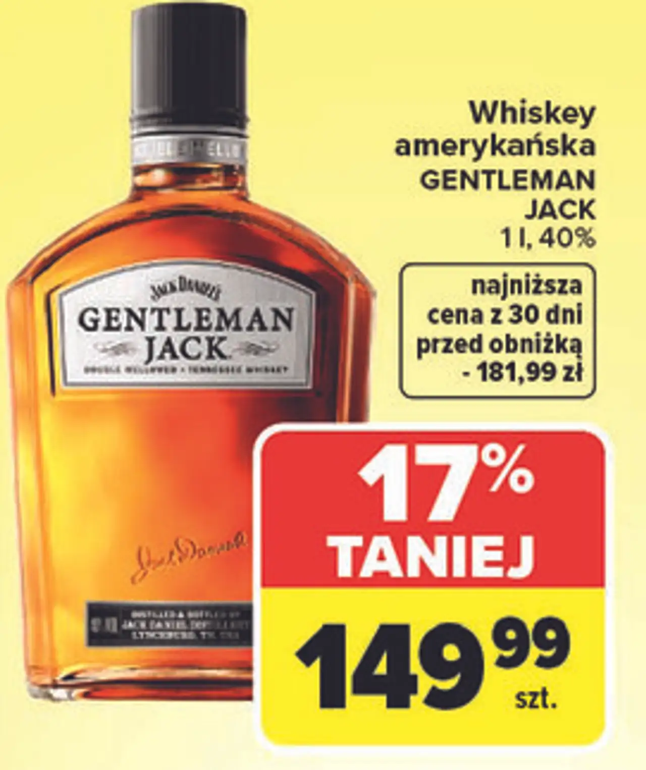 Whiskey amerykańska GENTLEMAN JACK