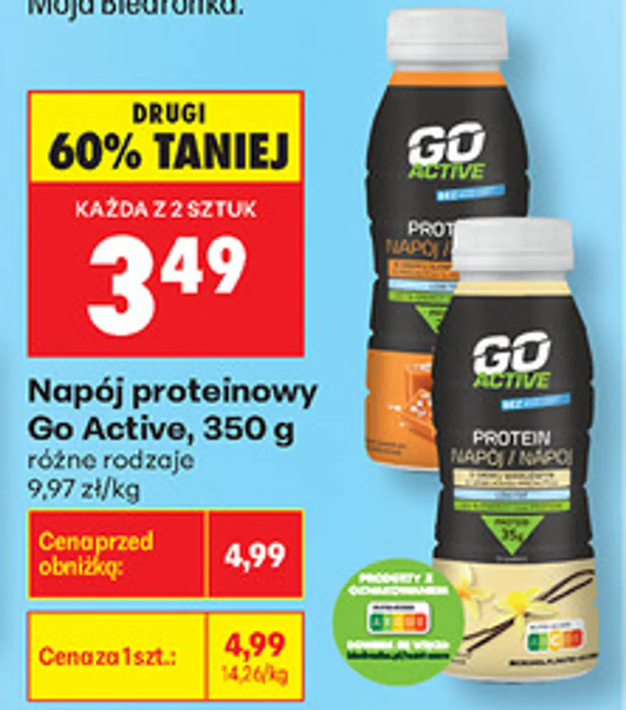 Napój proteinowy Go Active, 350 g