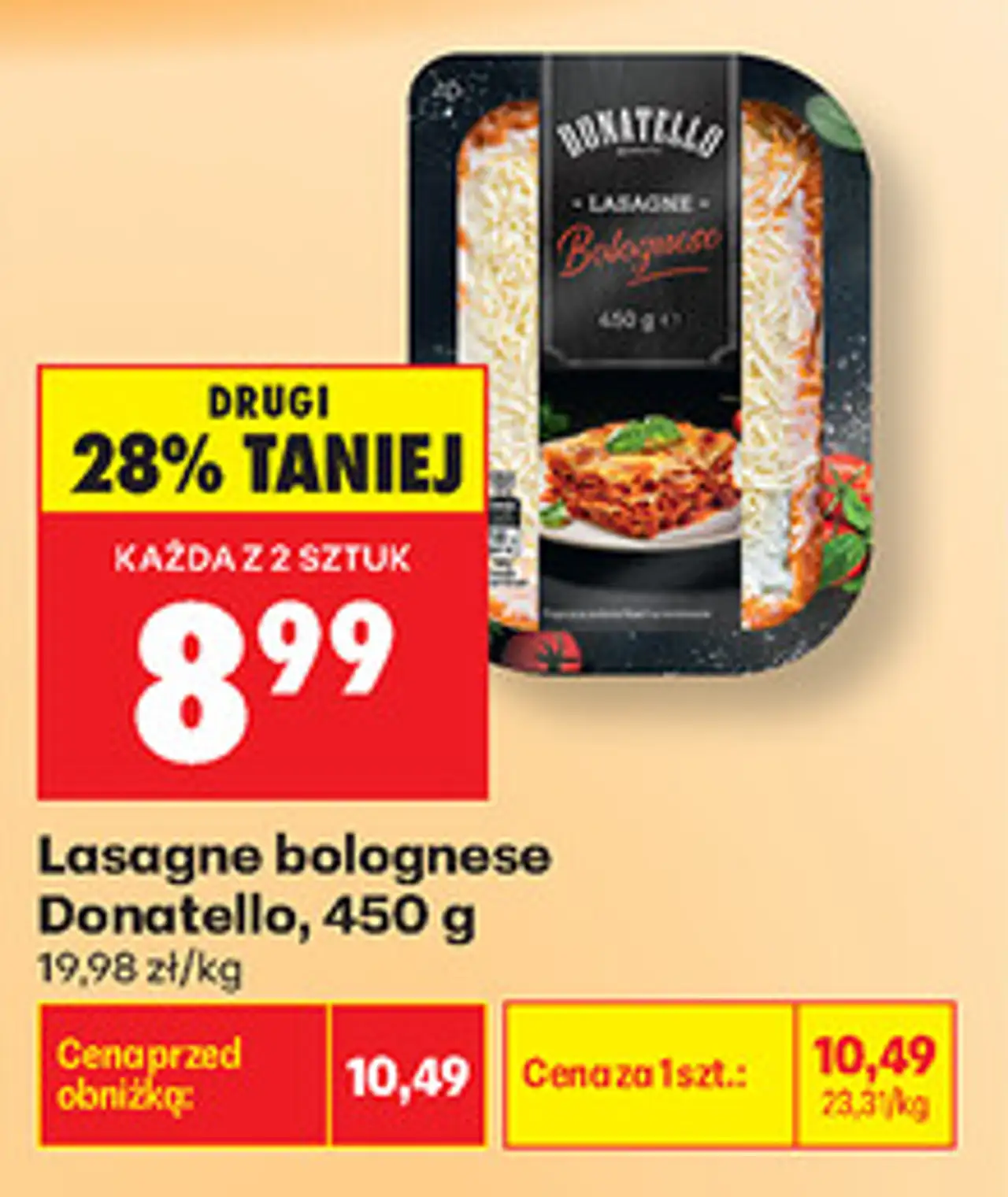 Lasagne bolognese Donatello, 450 g