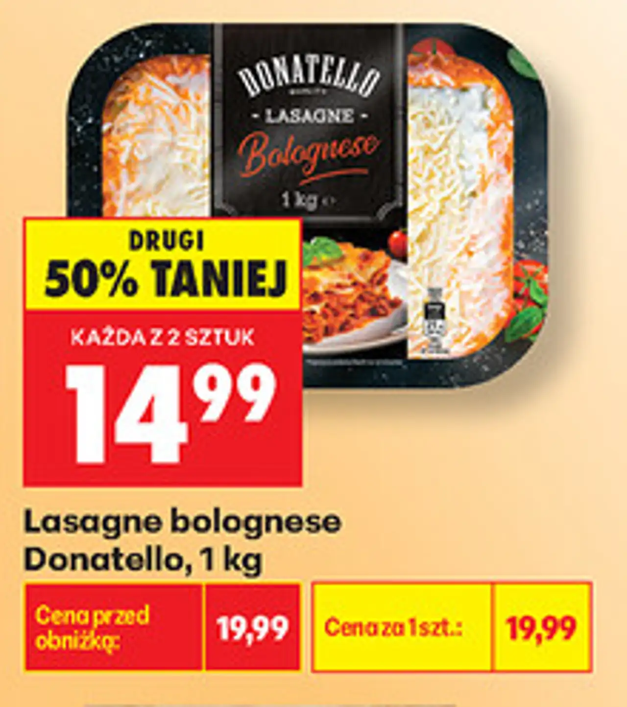 Lasagne bolognese Donatello, 1 kg