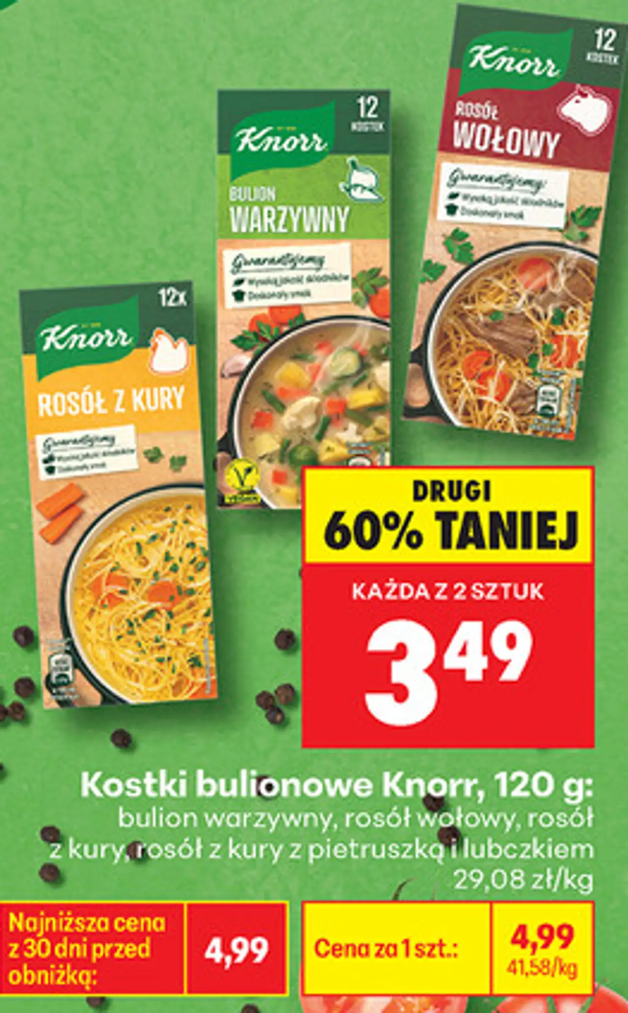 Kostki bulionowe Knorr, 120 g