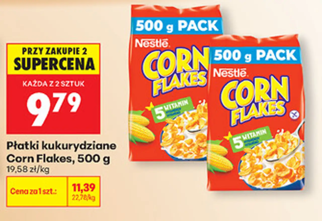 Płatki kukurydziane Corn Flakes, 500 g