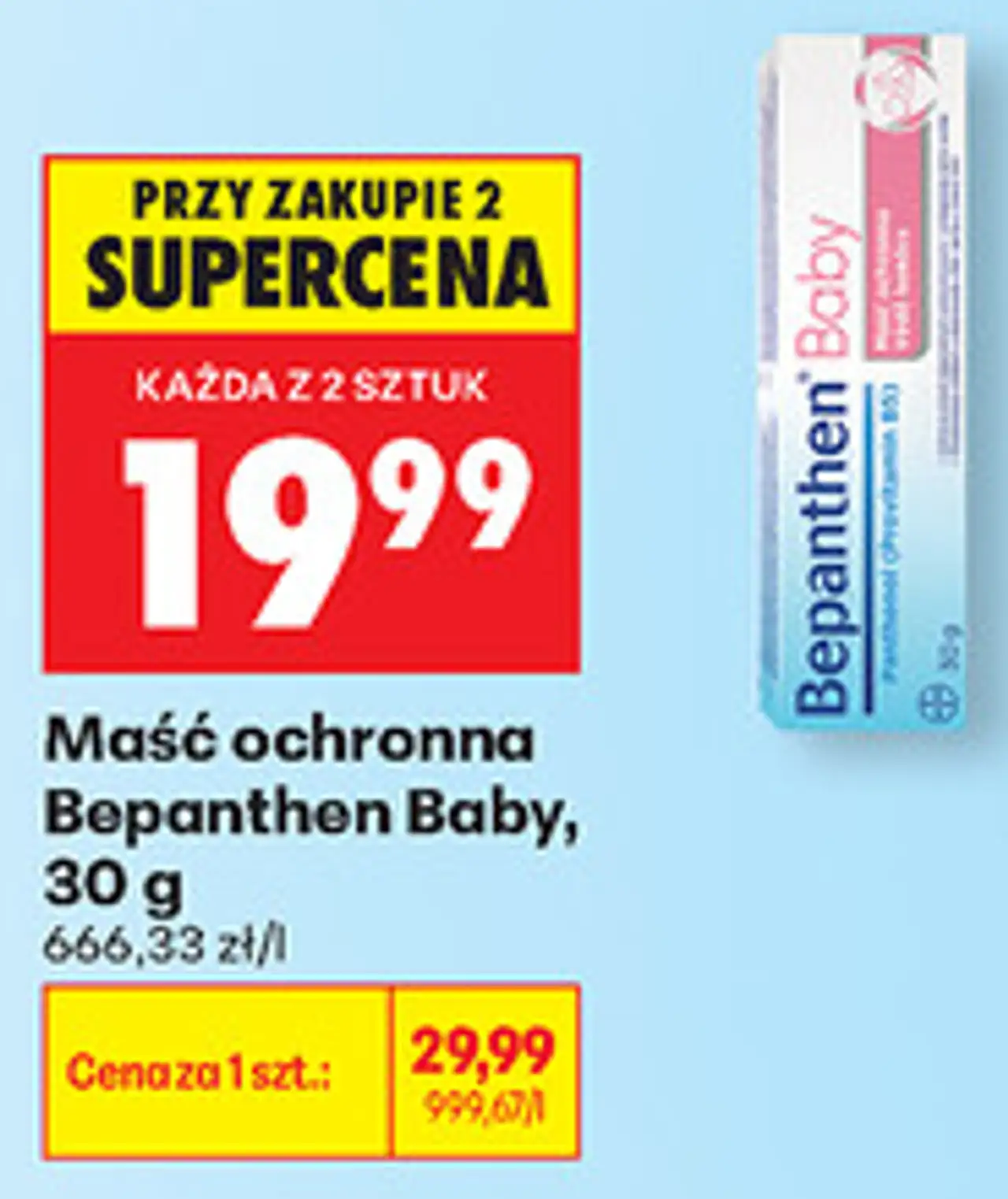 Maść ochronna Bepanthen Baby, 30 g