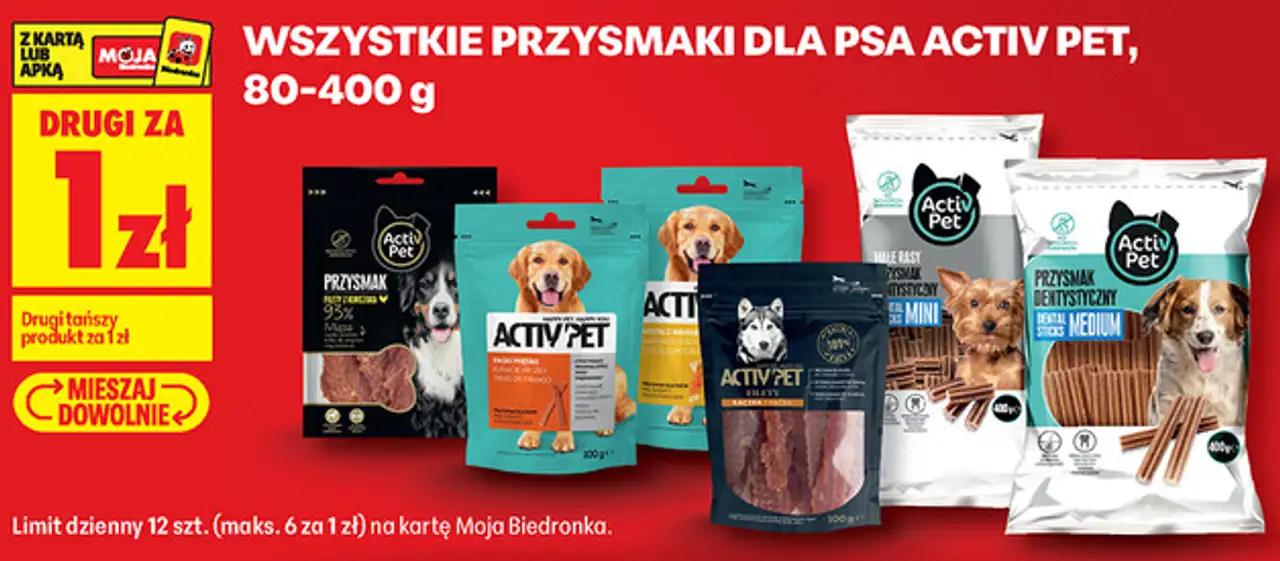 WSZYSTKIE PRZYSMAKI DLA PSA ACTIV PET, 80-400 g