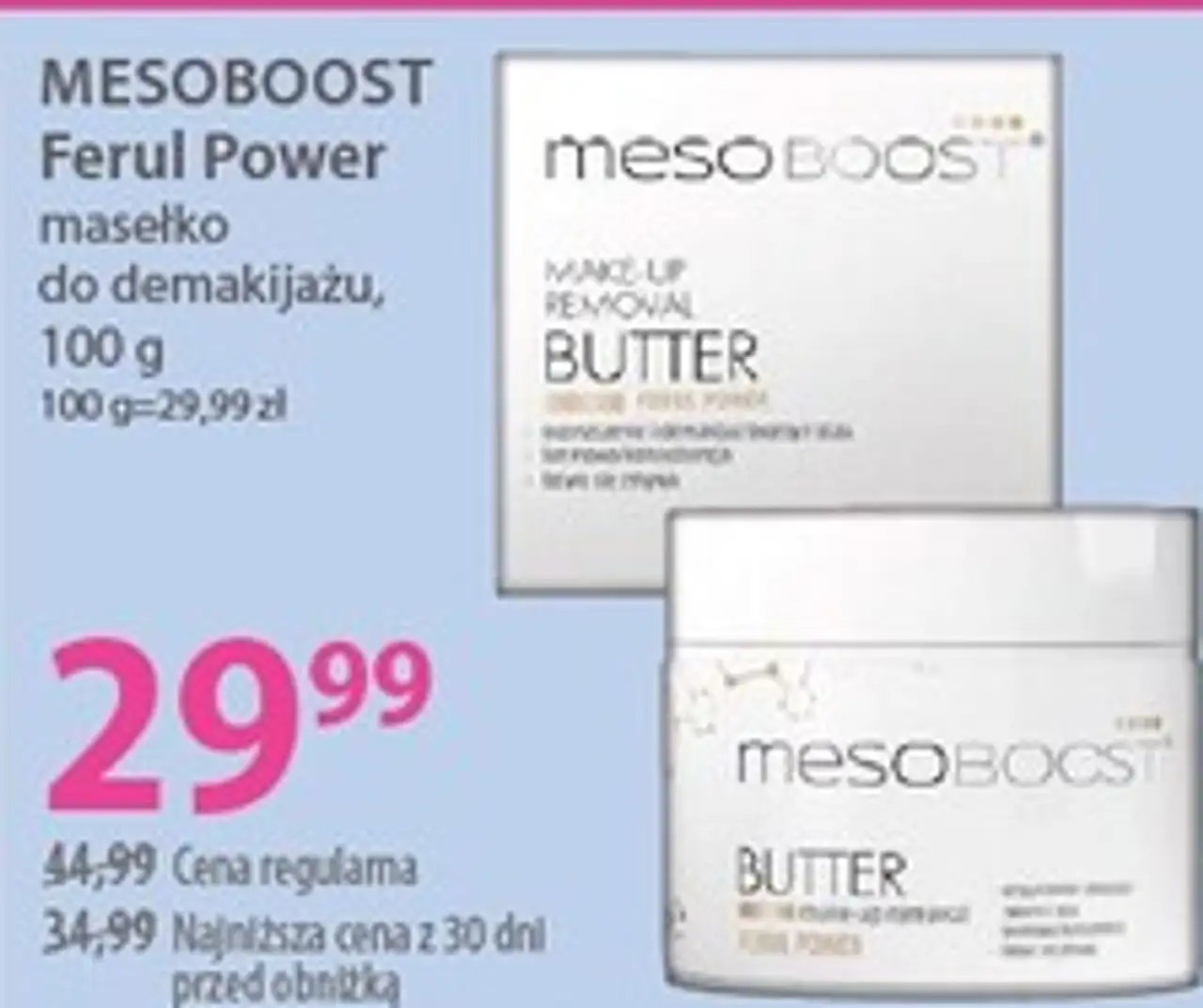 Mesoboost Ferul Power masełko do demakijażu, 100 g