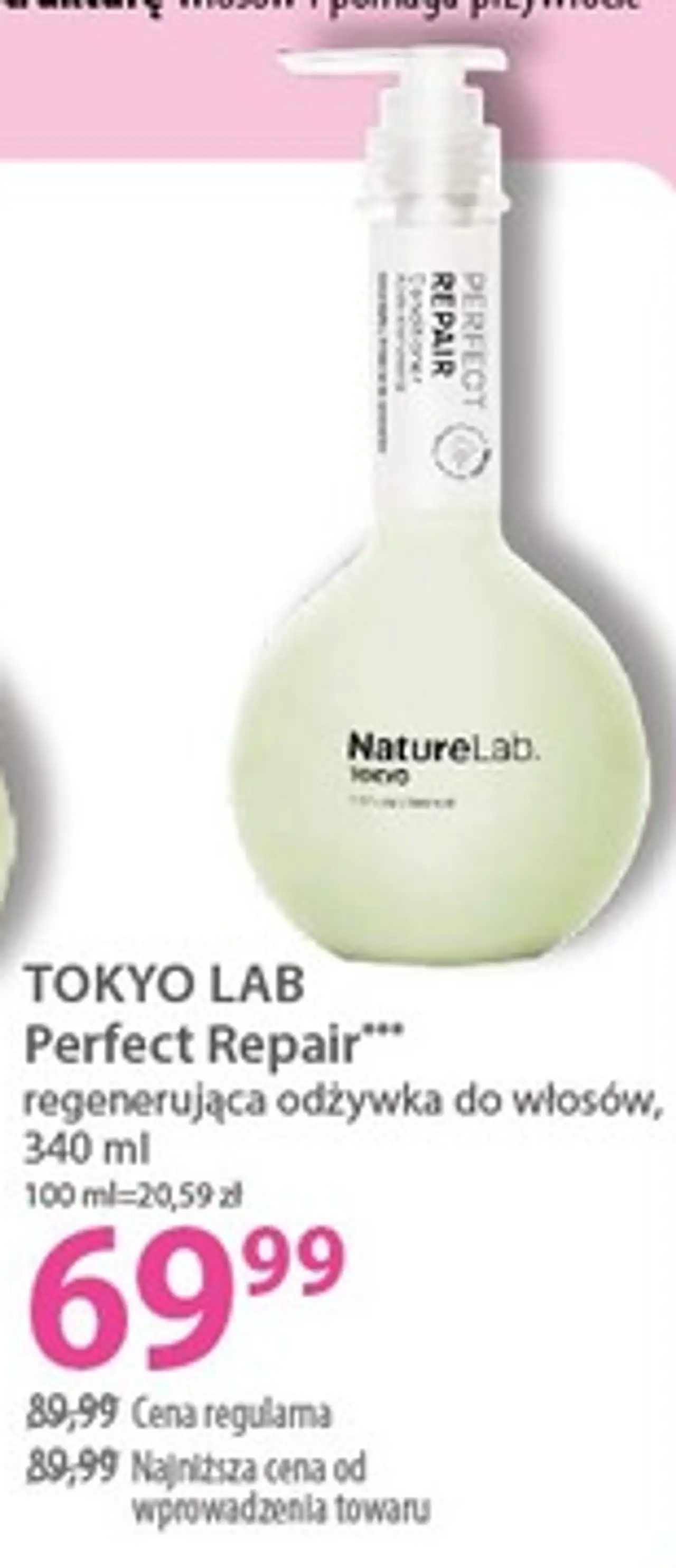 TOKYO LAB Perfect Repair*** regenerująca odżywka do włosów, 340 ml