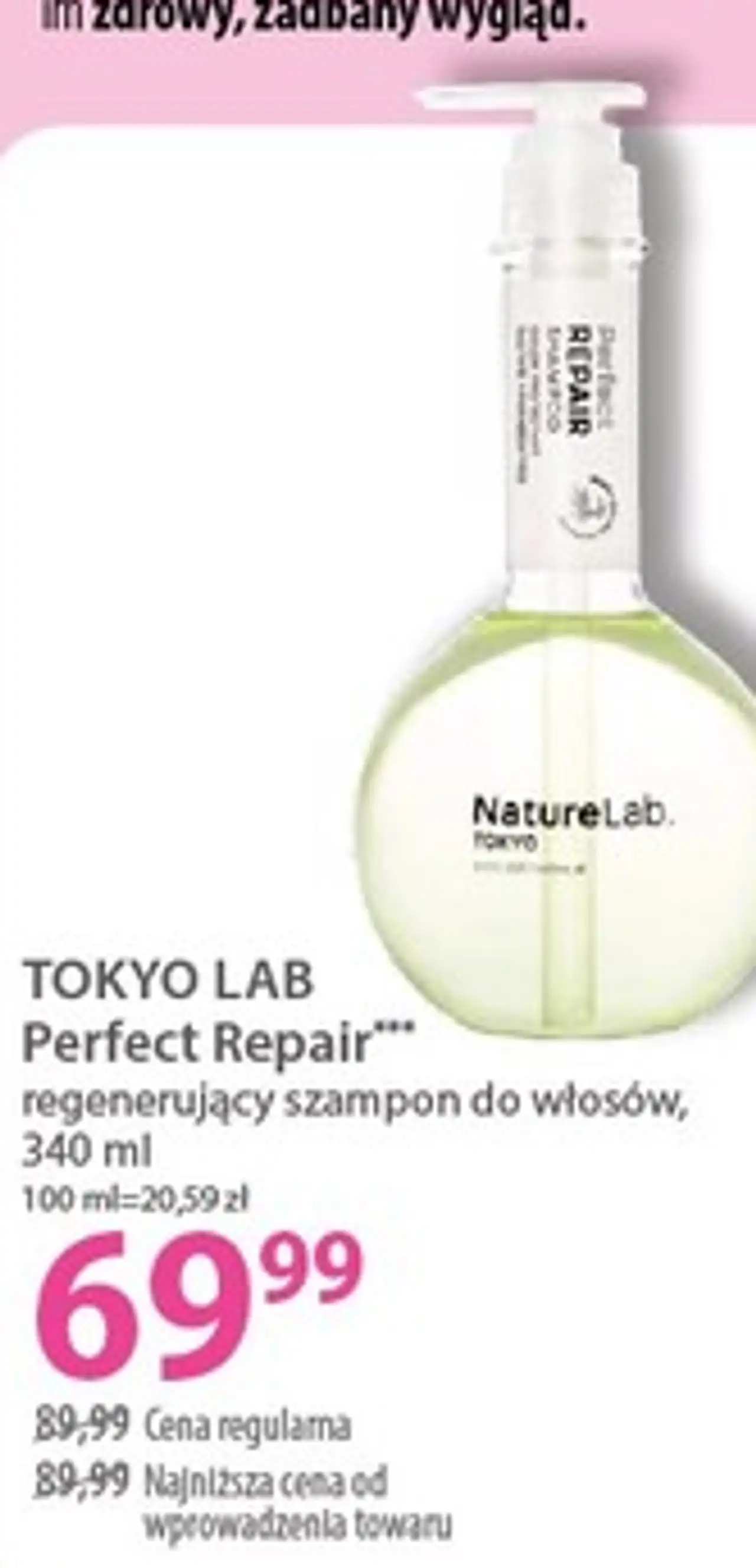 TOKYO LAB Perfect Repair*** regenerujący szampon do włosów, 340 ml
