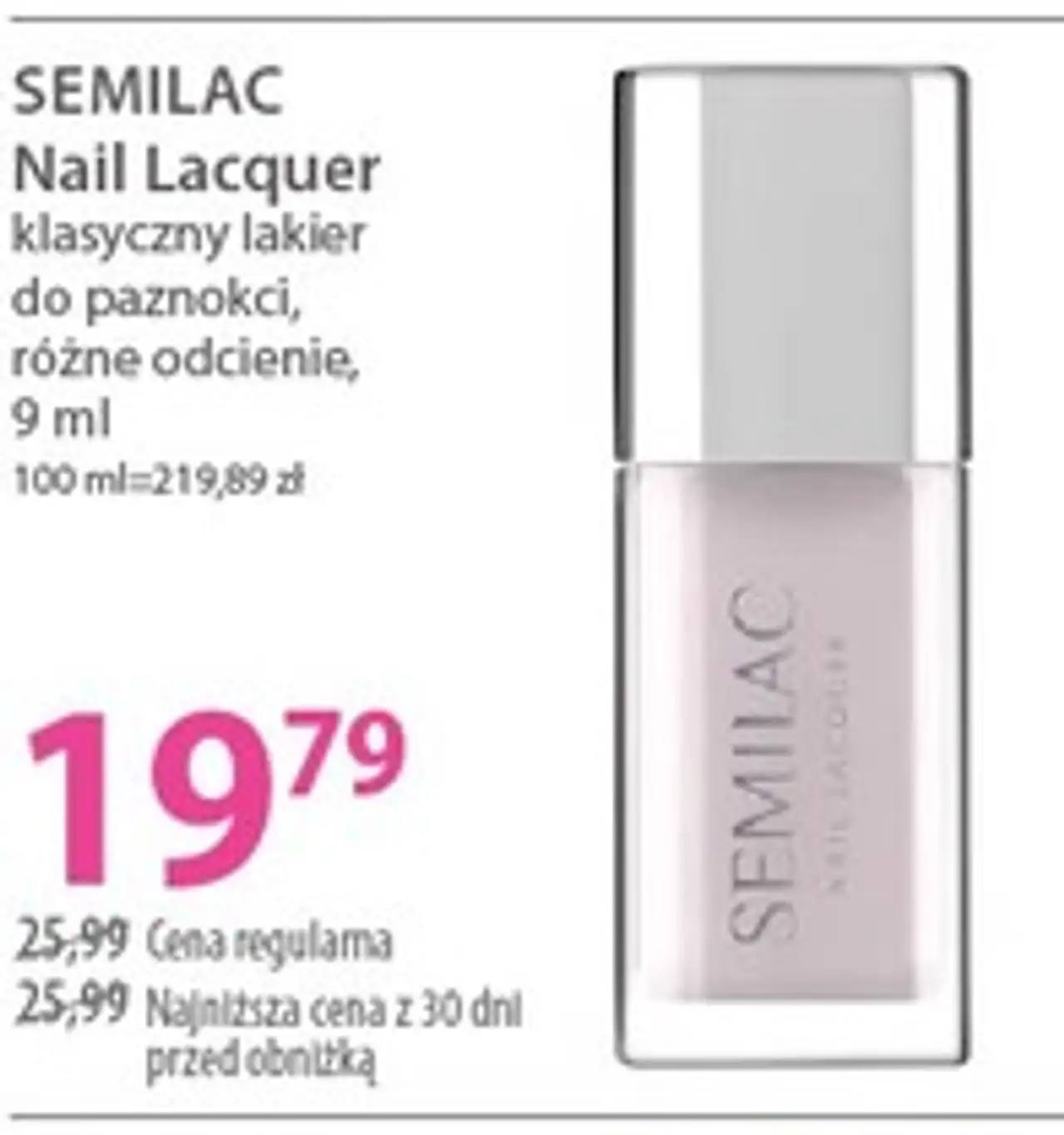 klasyczny lakier do paznokci, różne odcienie, 9 ml