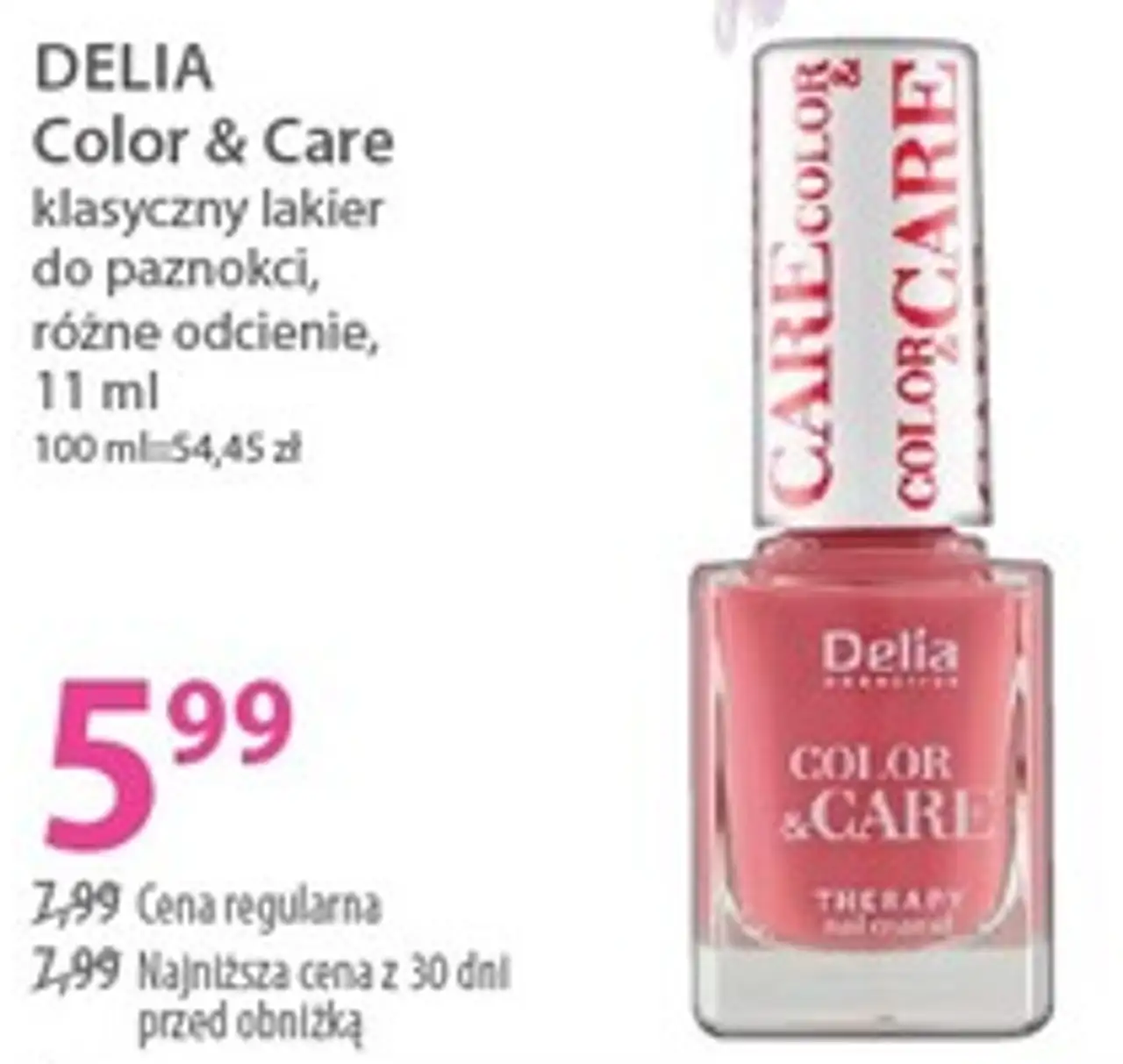 klasyczny lakier do paznokci, różne odcienie, 11 ml