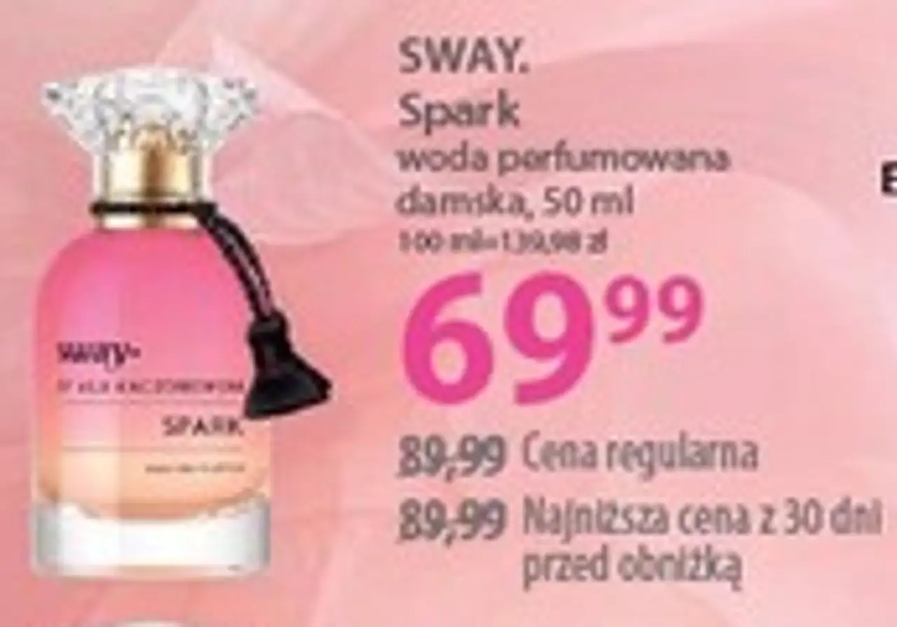 SWAY. Spark woda perfumowana damska, 50 ml
