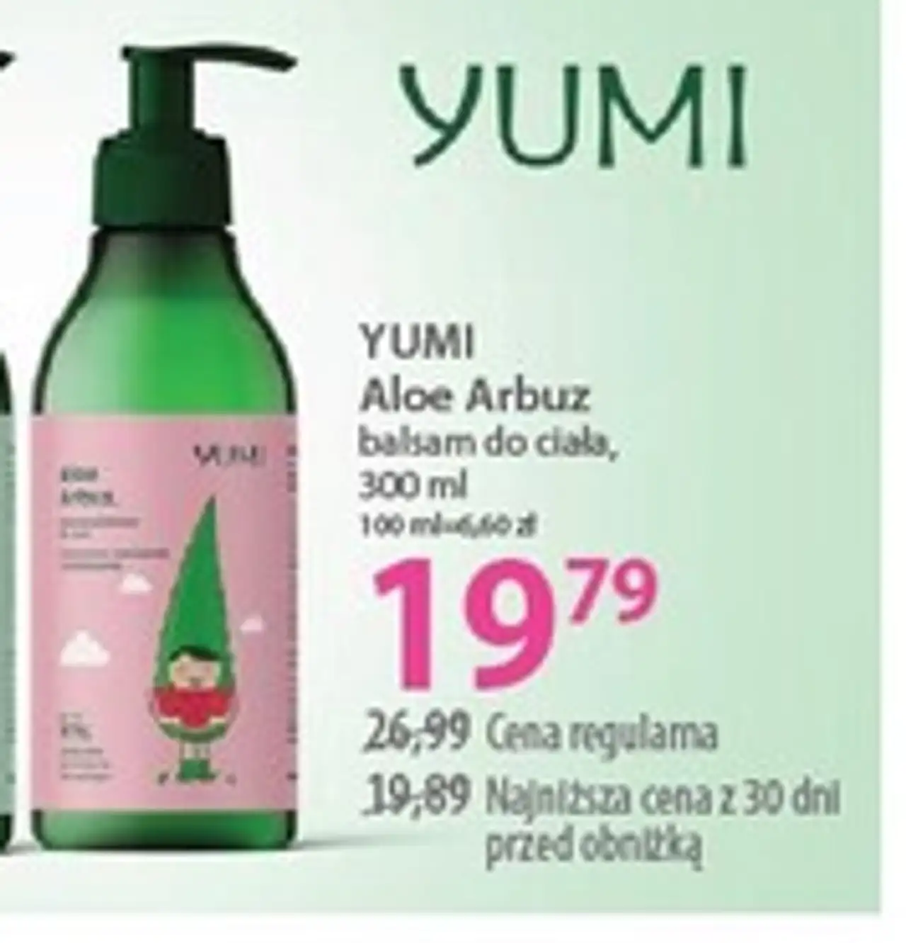Yumi Aloe Arbuz balsam do ciała, 300 ml