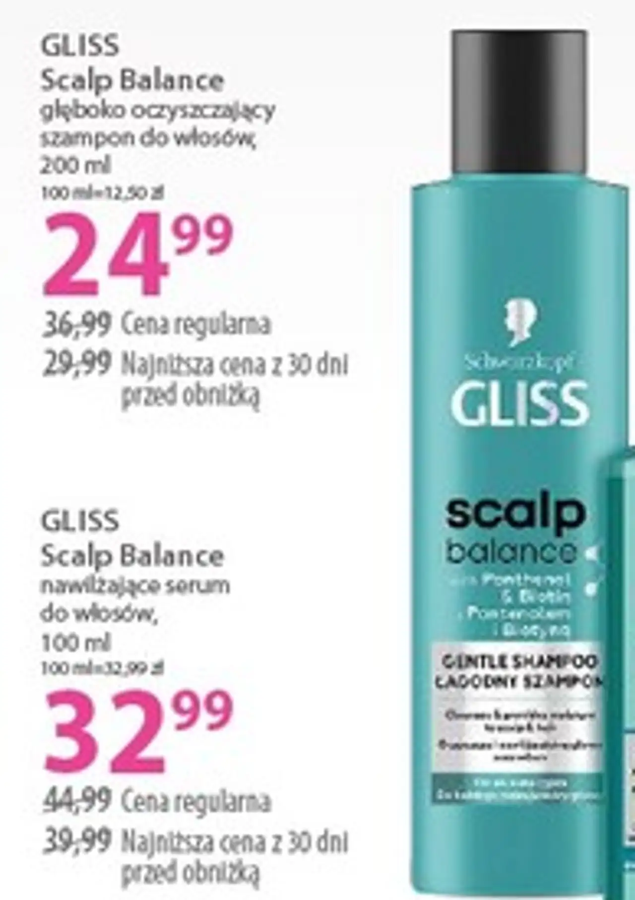 GLISS Scalp Balance głęboko oczyszczający szampon do włosów, 200 ml