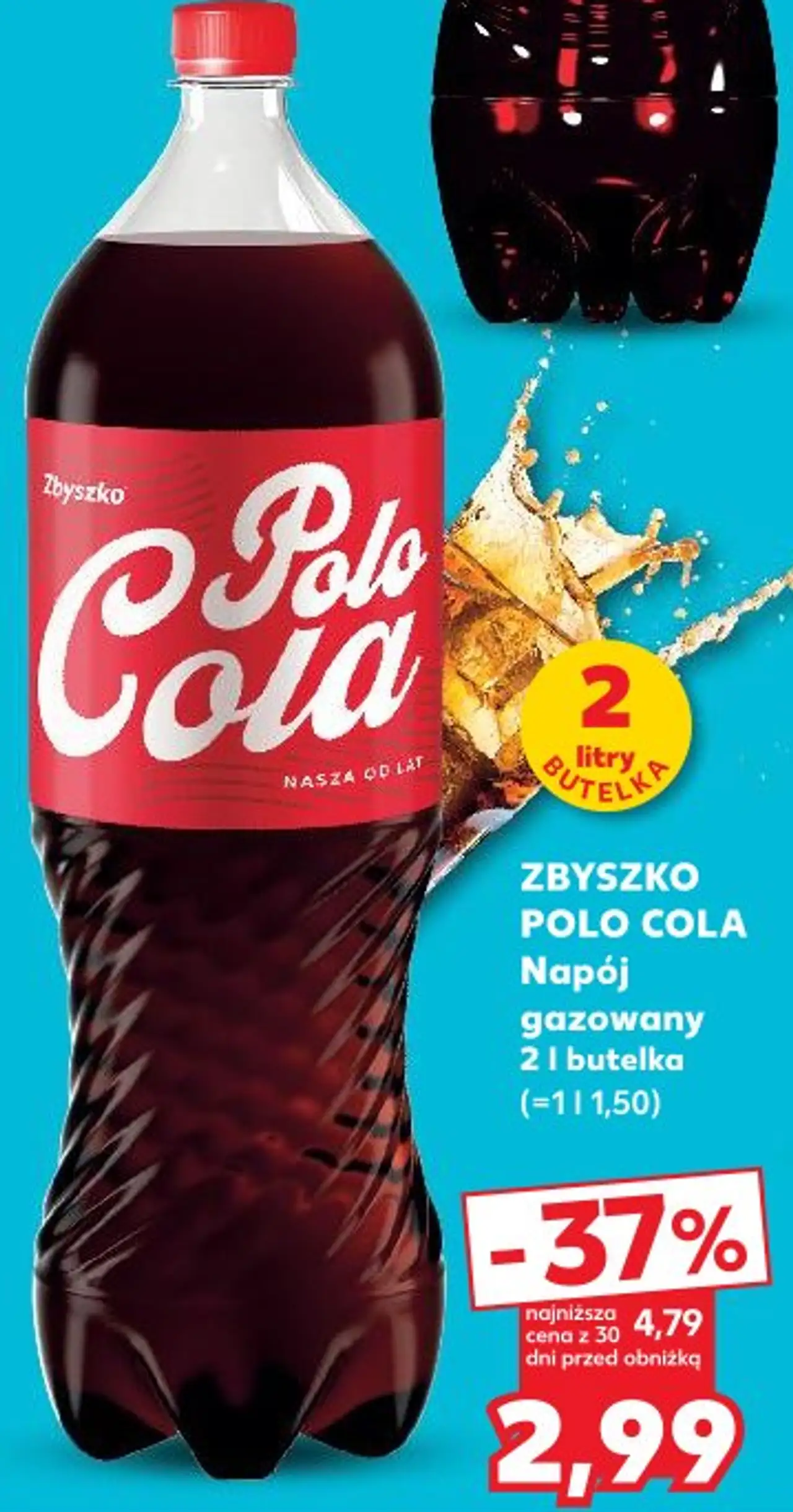 Zbyszko Polo Cola Napój gazowany 2 l butelka