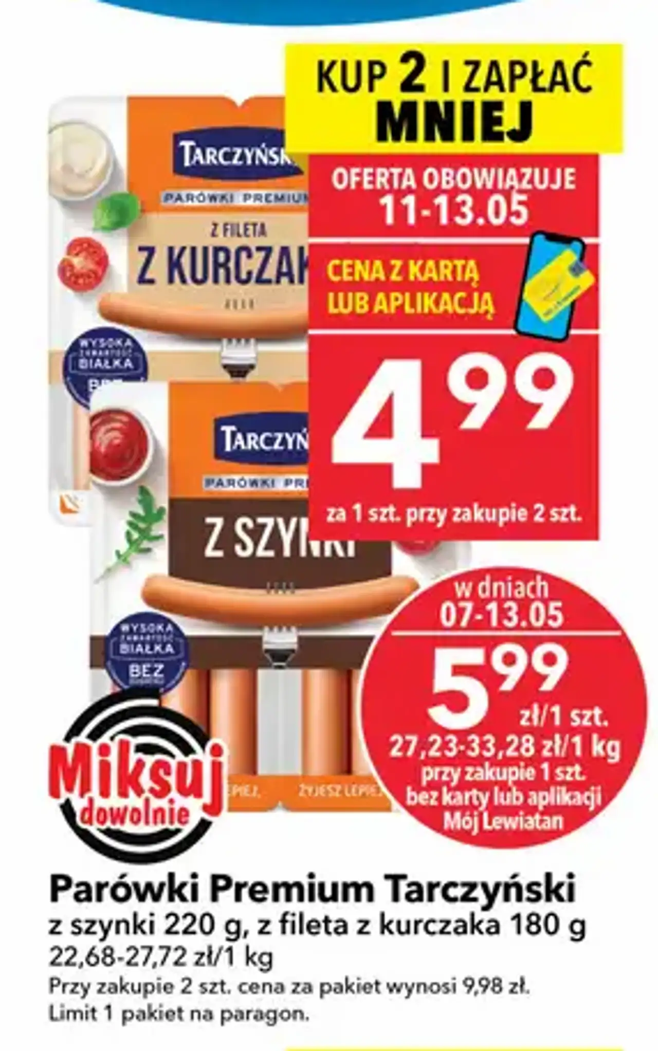 Parówki Premium Tarczyński