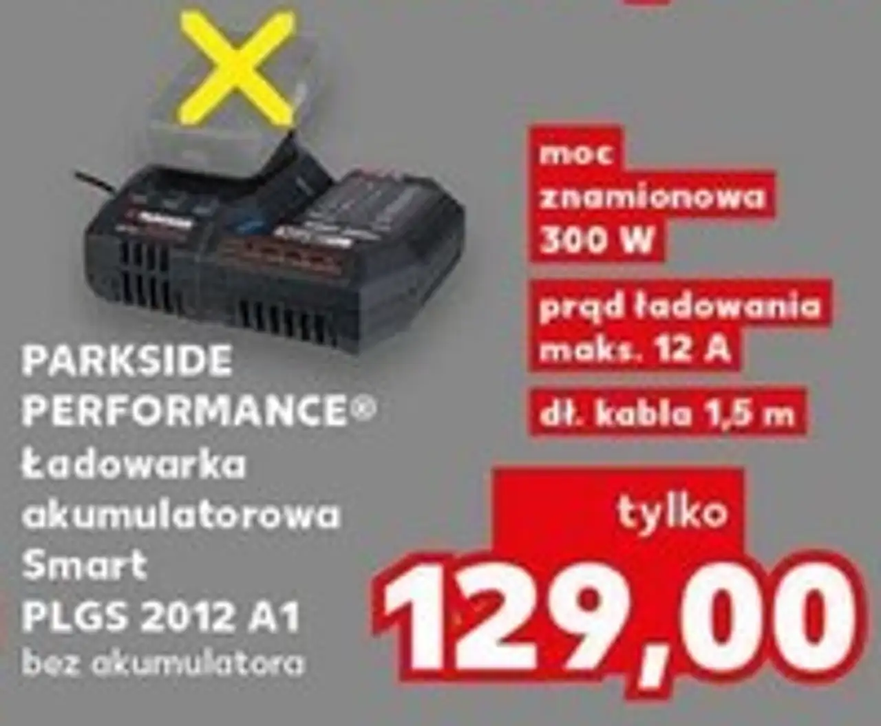 PARKSIDE PERFORMANCE Ładowarka akumulatorowa Smart PLGS 2012 A1