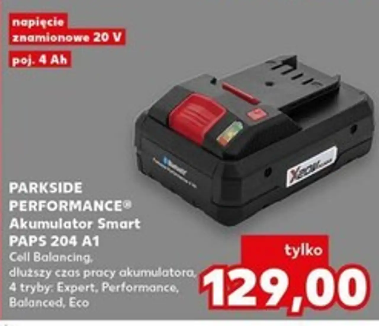 PARKSIDE PERFORMANCE Akumulator Smart PAPS 204 A1